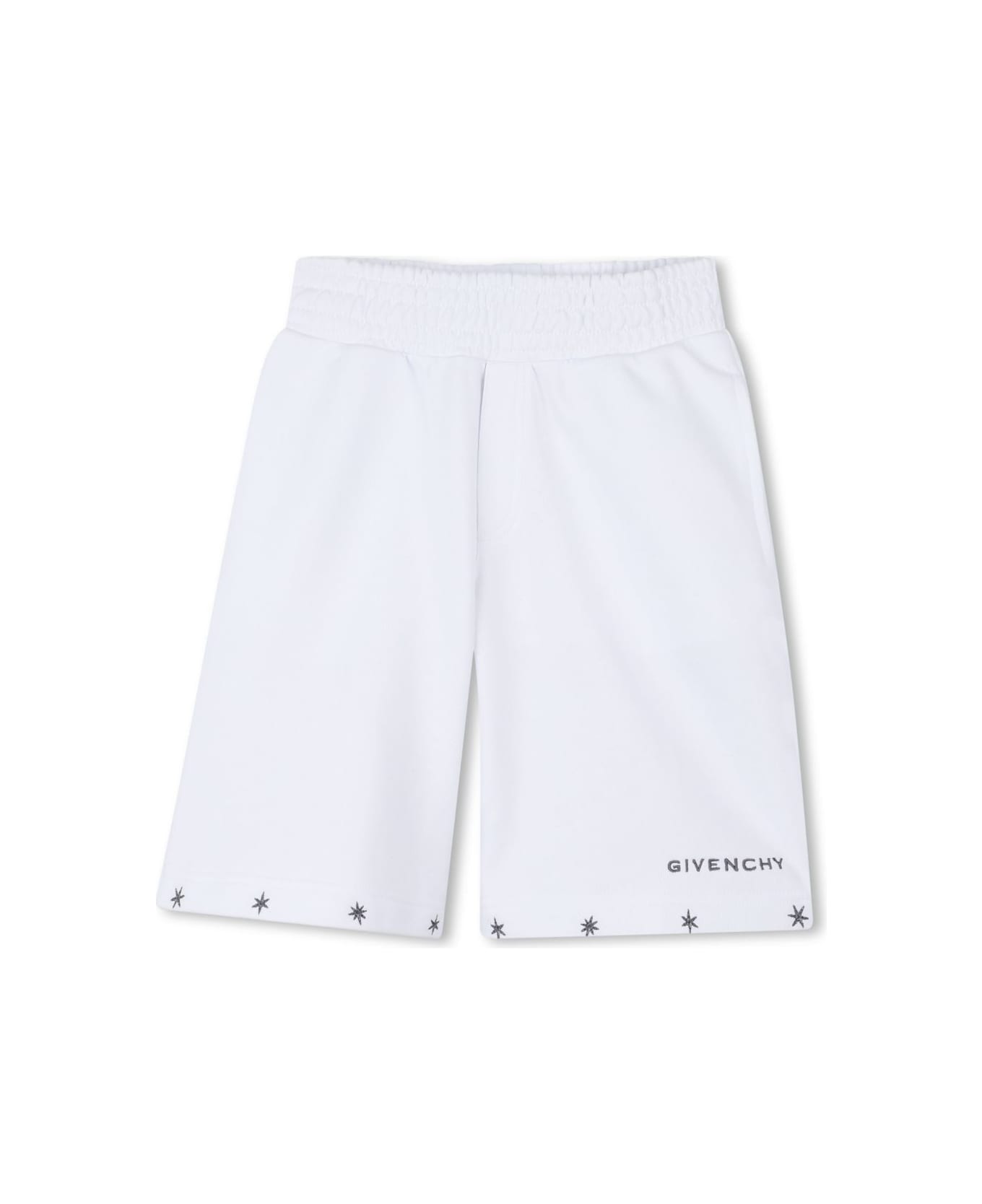 Givenchy Bermuda Con Logo - White