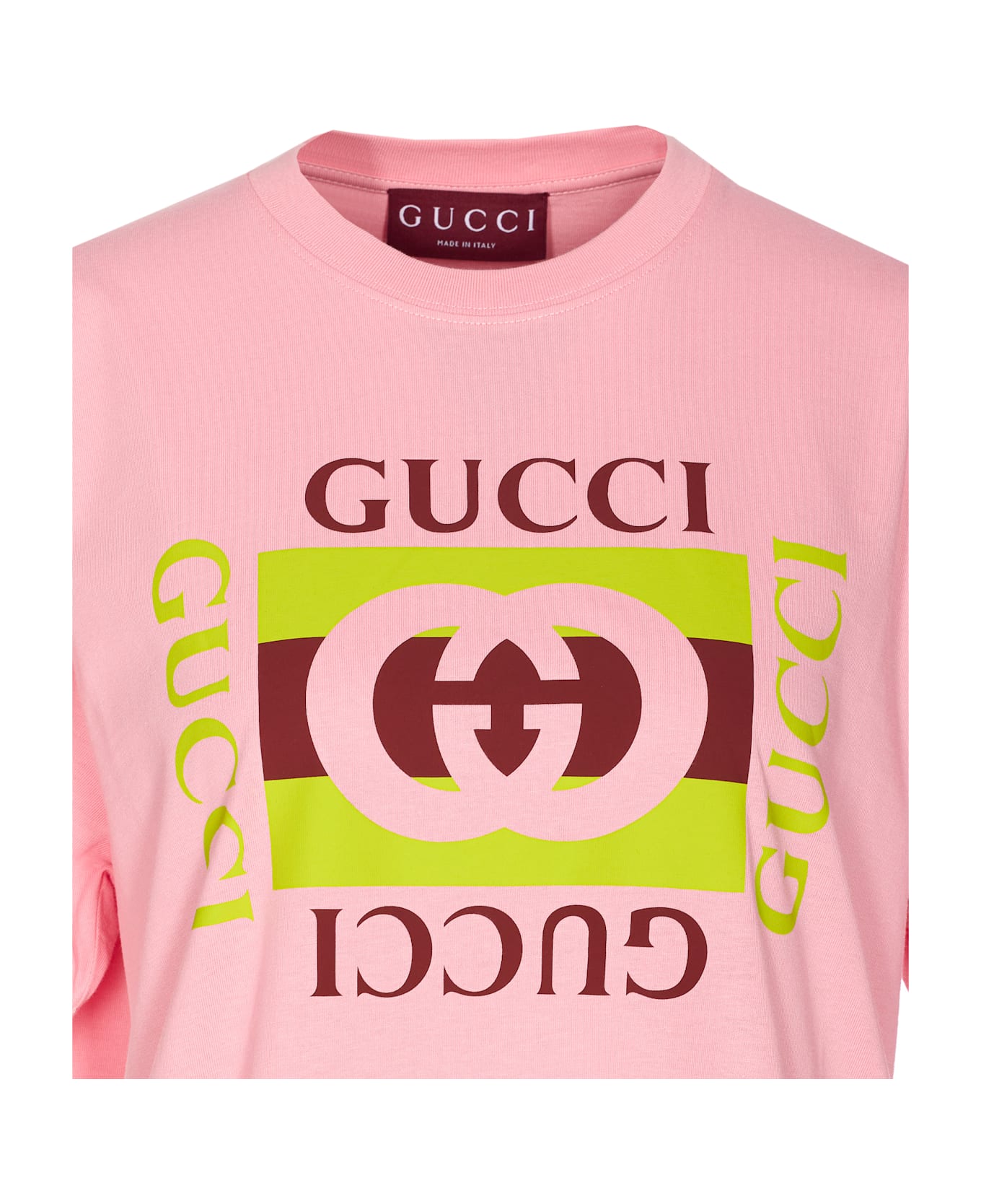 Gucci Incrocio Gg T-shirt - Pink