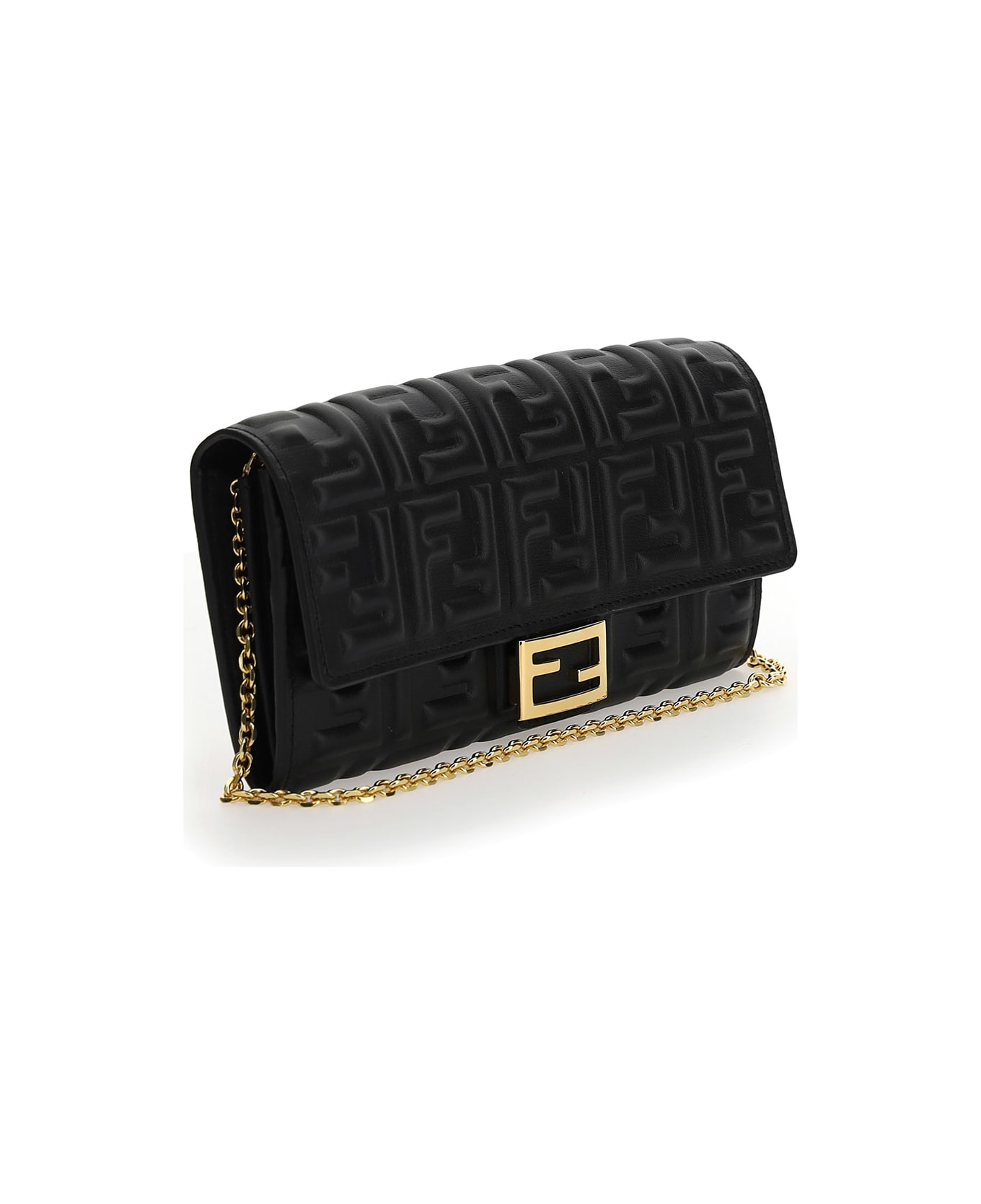 Fendi Chain Wallet - BLACK