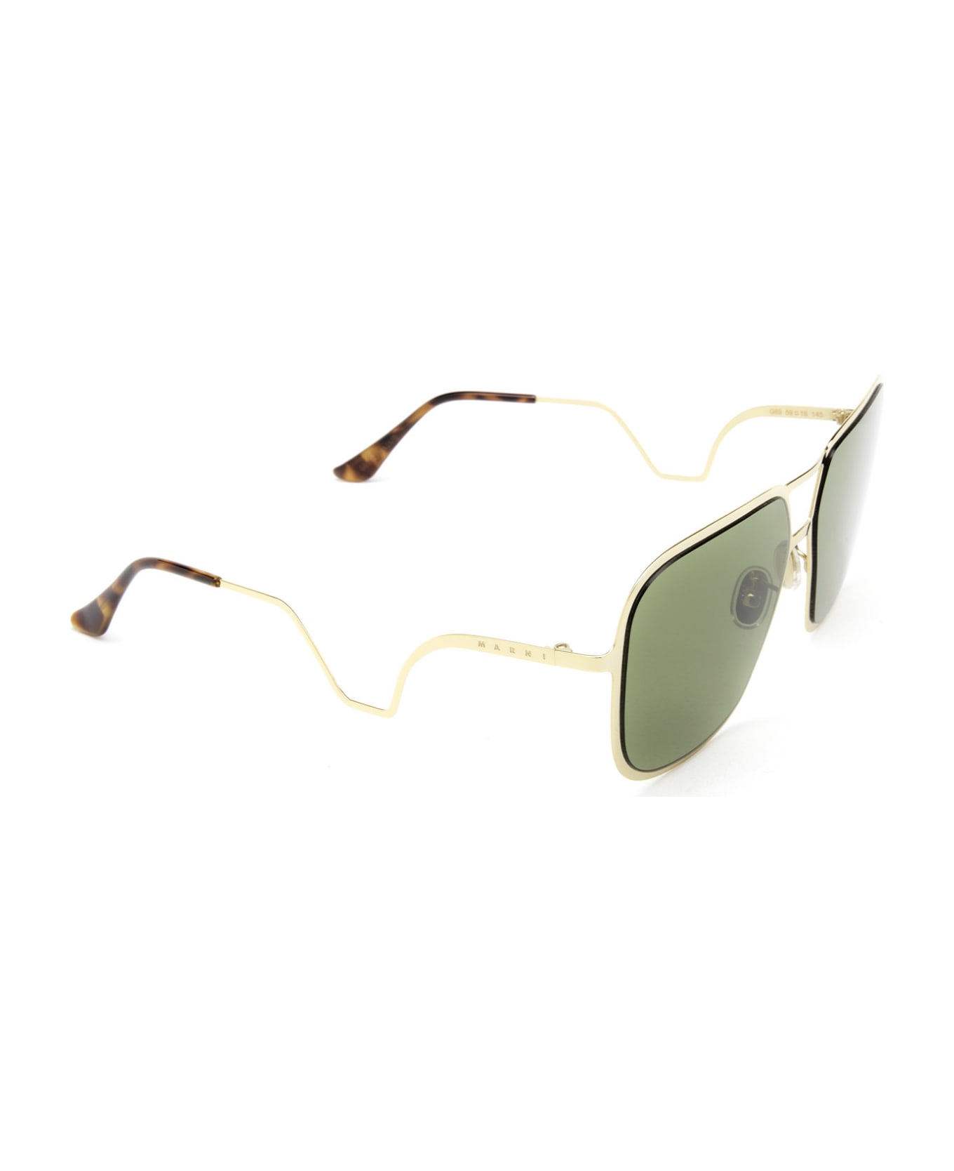 Marni Eyewear Ha Long Bay Green Sunglasses - Green