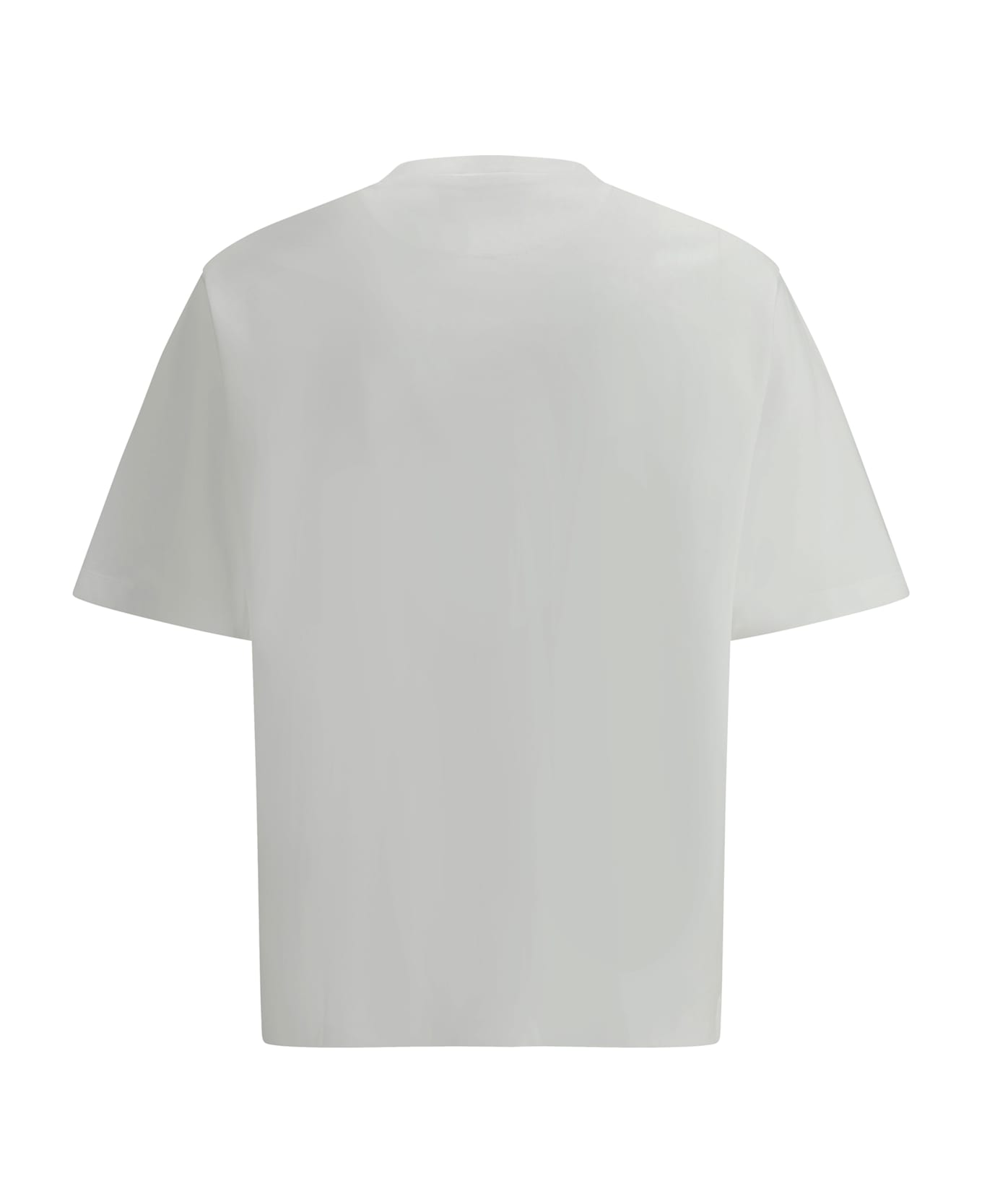 Prada T-shirt With Triangular Plaque