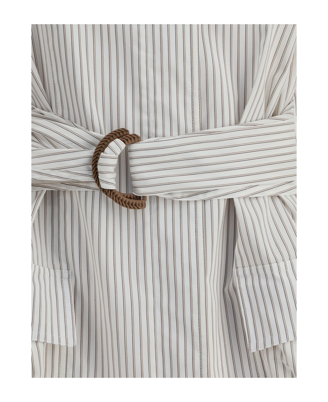 Fendi Striped Shirt Jacket