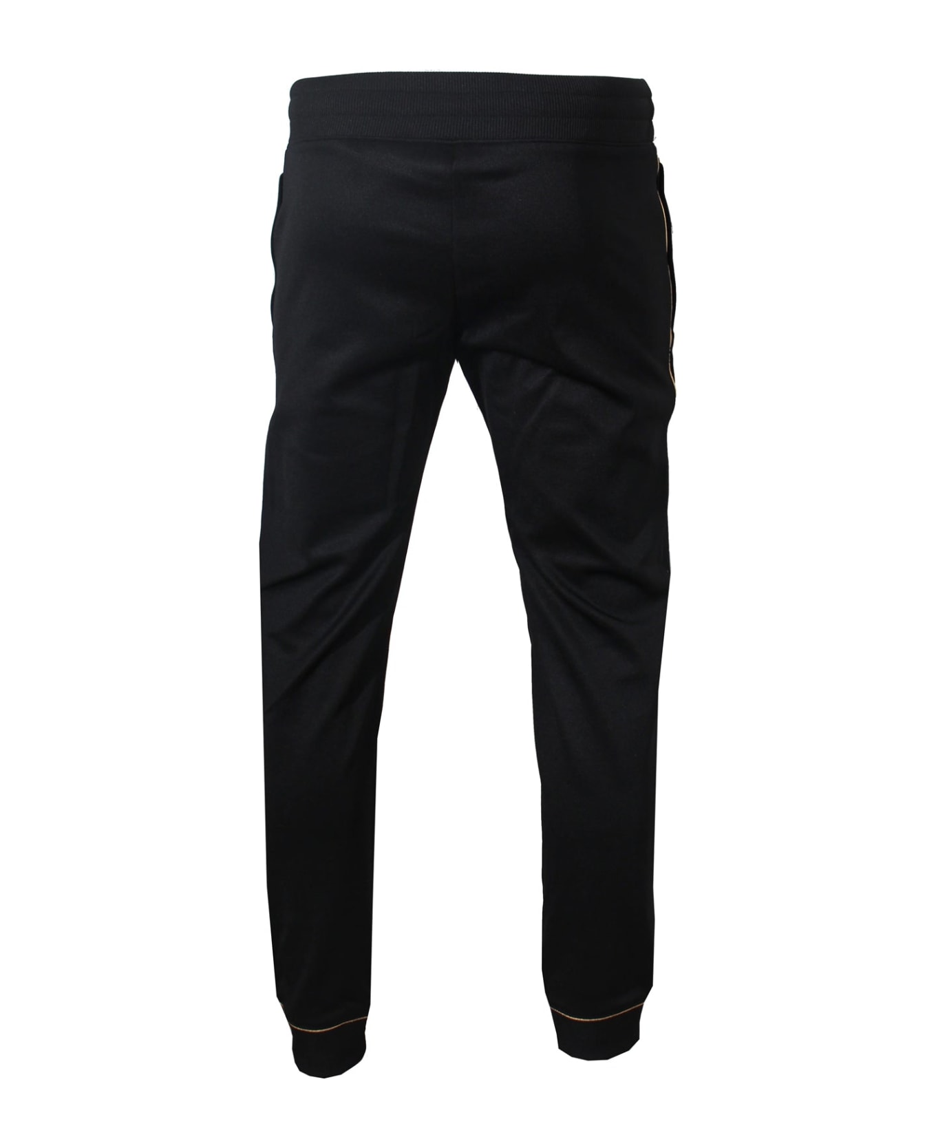 Moschino Couture Cotton Logo Pants - Black スウェットパンツ
