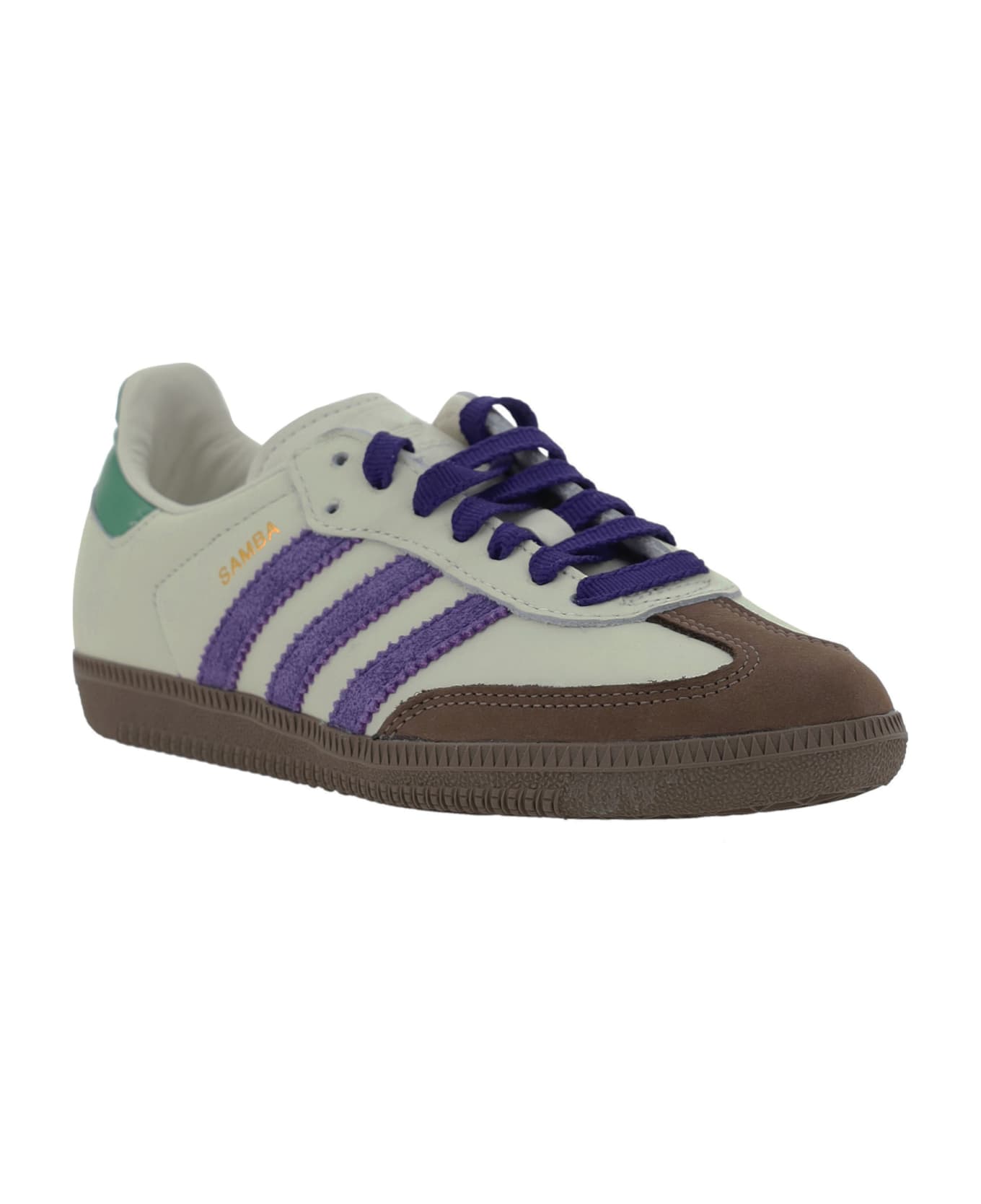 Adidas Samba Og Sneakers - Owhite/cpurpl/prlogr