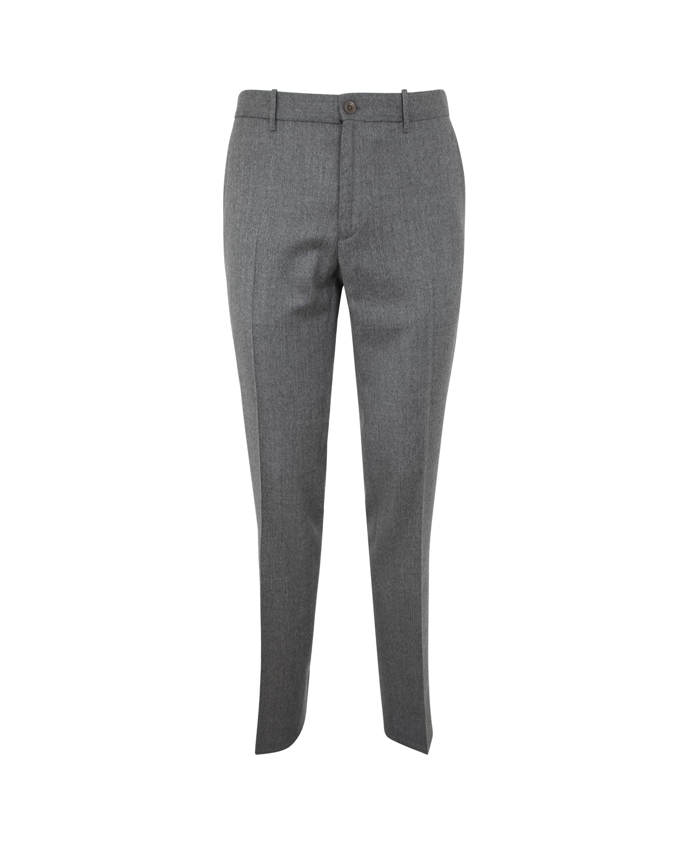 Incotex Smart Flannel Trousers - Pearl