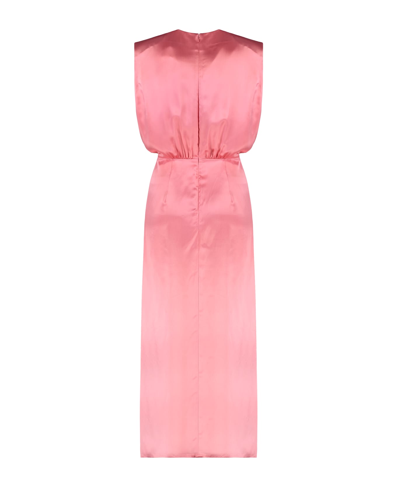 Yves Salomon Satin Dress - Pink
