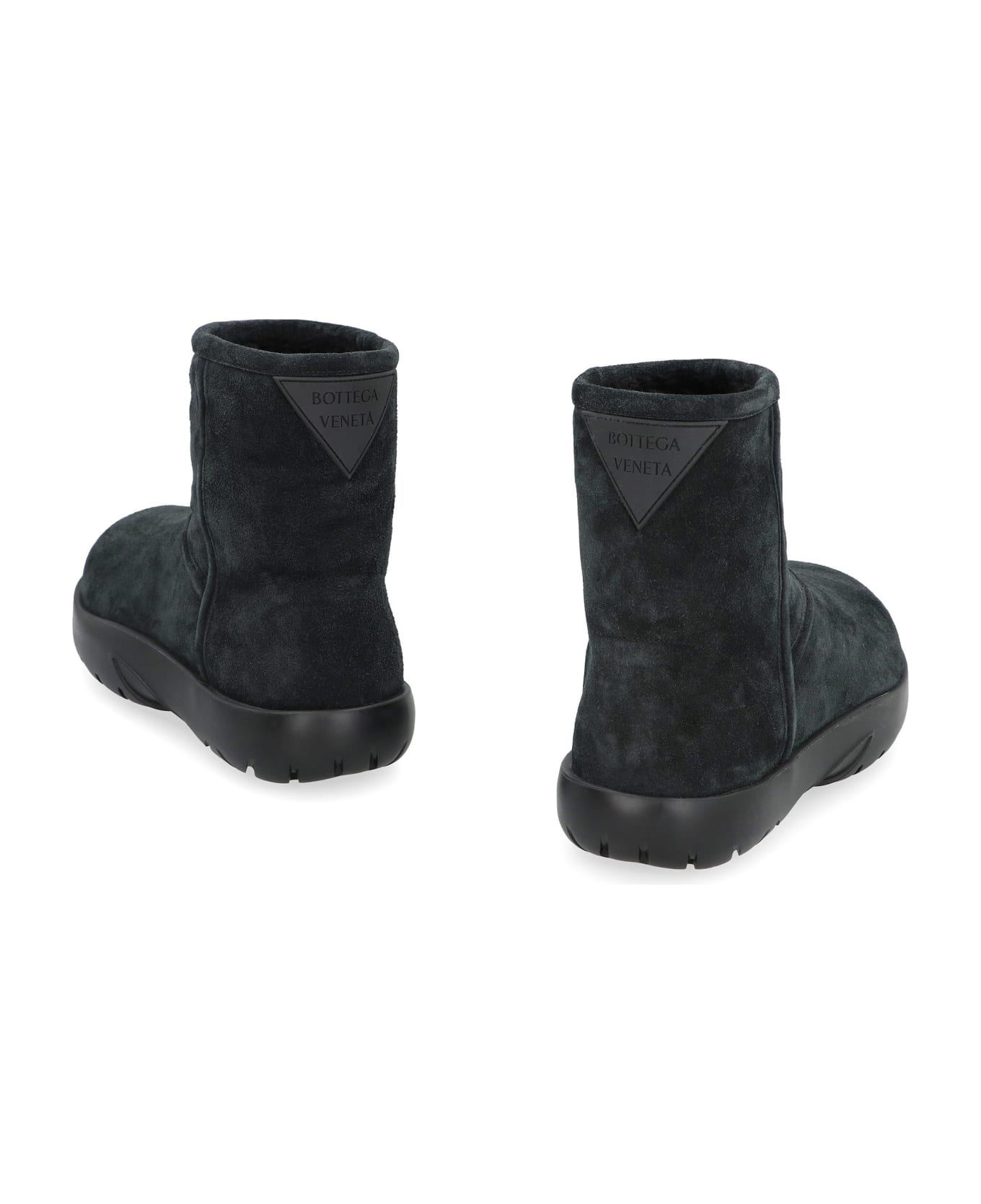 Bottega Veneta Snap Ankle Boots - black