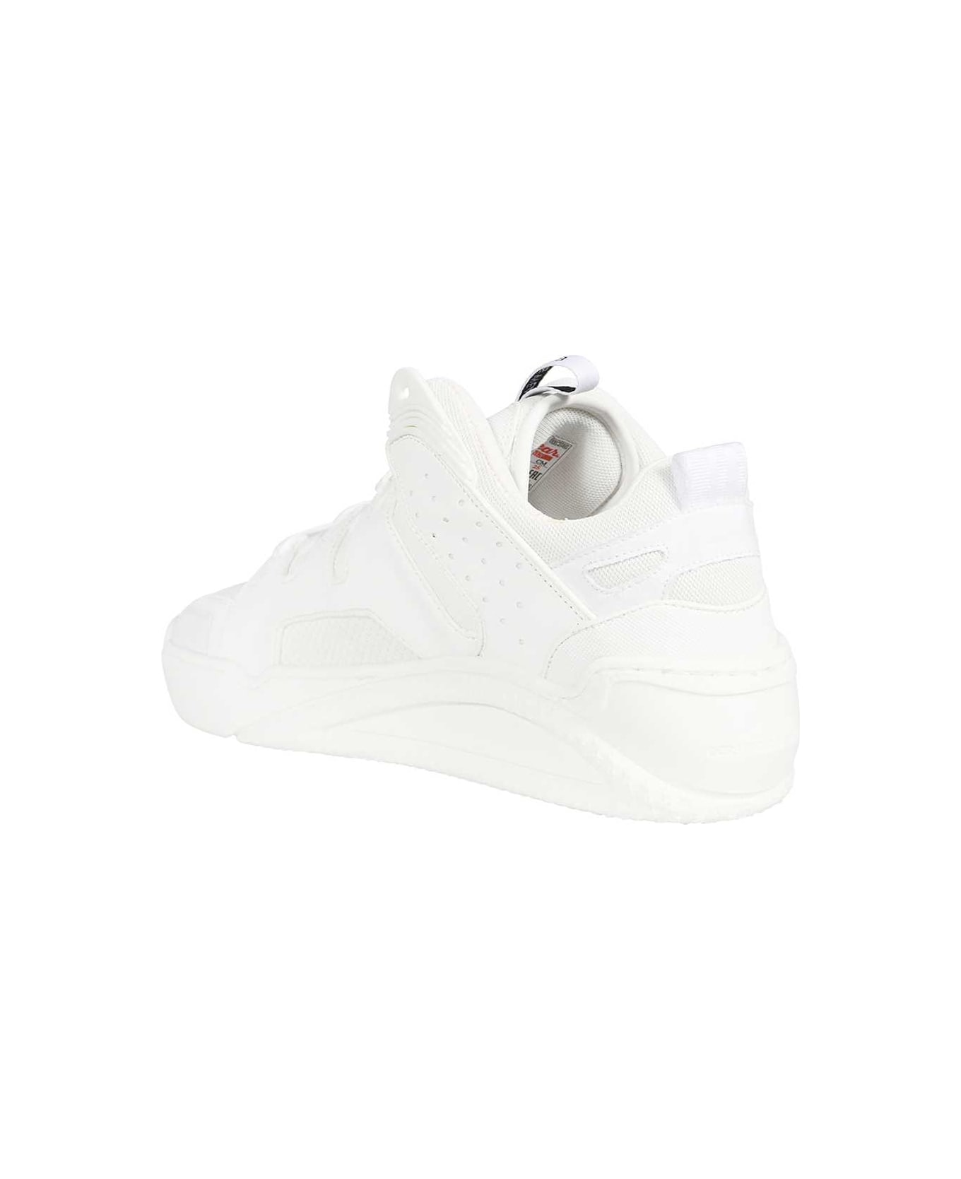 GCDS Mid-top Sneakers - White