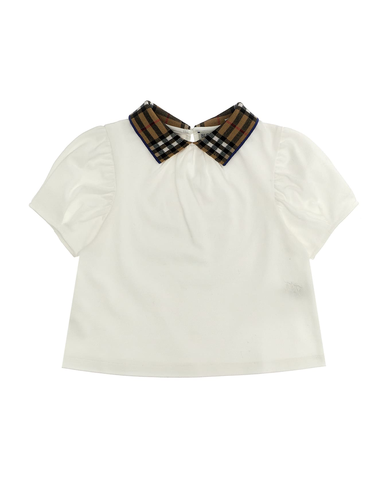 Burberry 'alessa' Polo Shirt - White