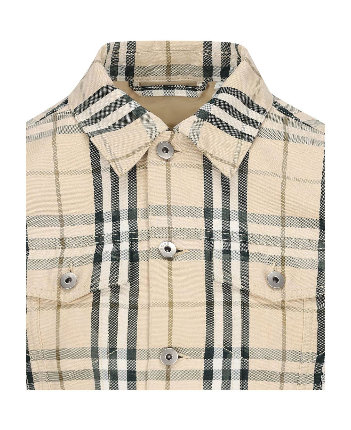 Burberry Embroidered Denim Jacket - GRAINIPCHECK