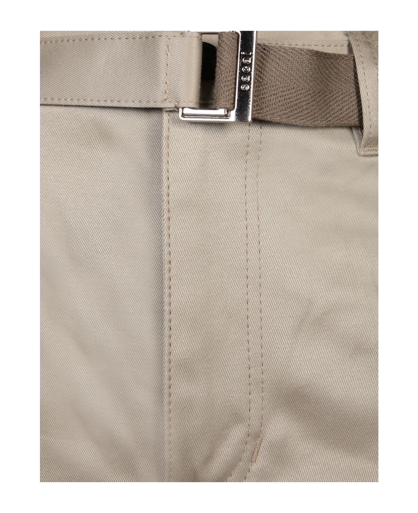 Sacai Beige Chino Trousers - Beige