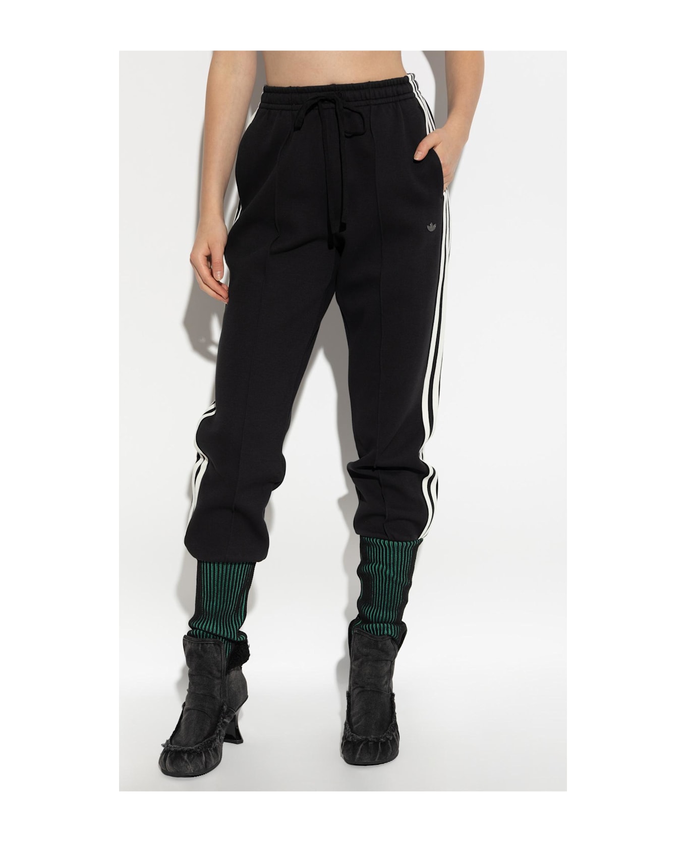 Adidas Originals Sweatpants With Logo - BLACK