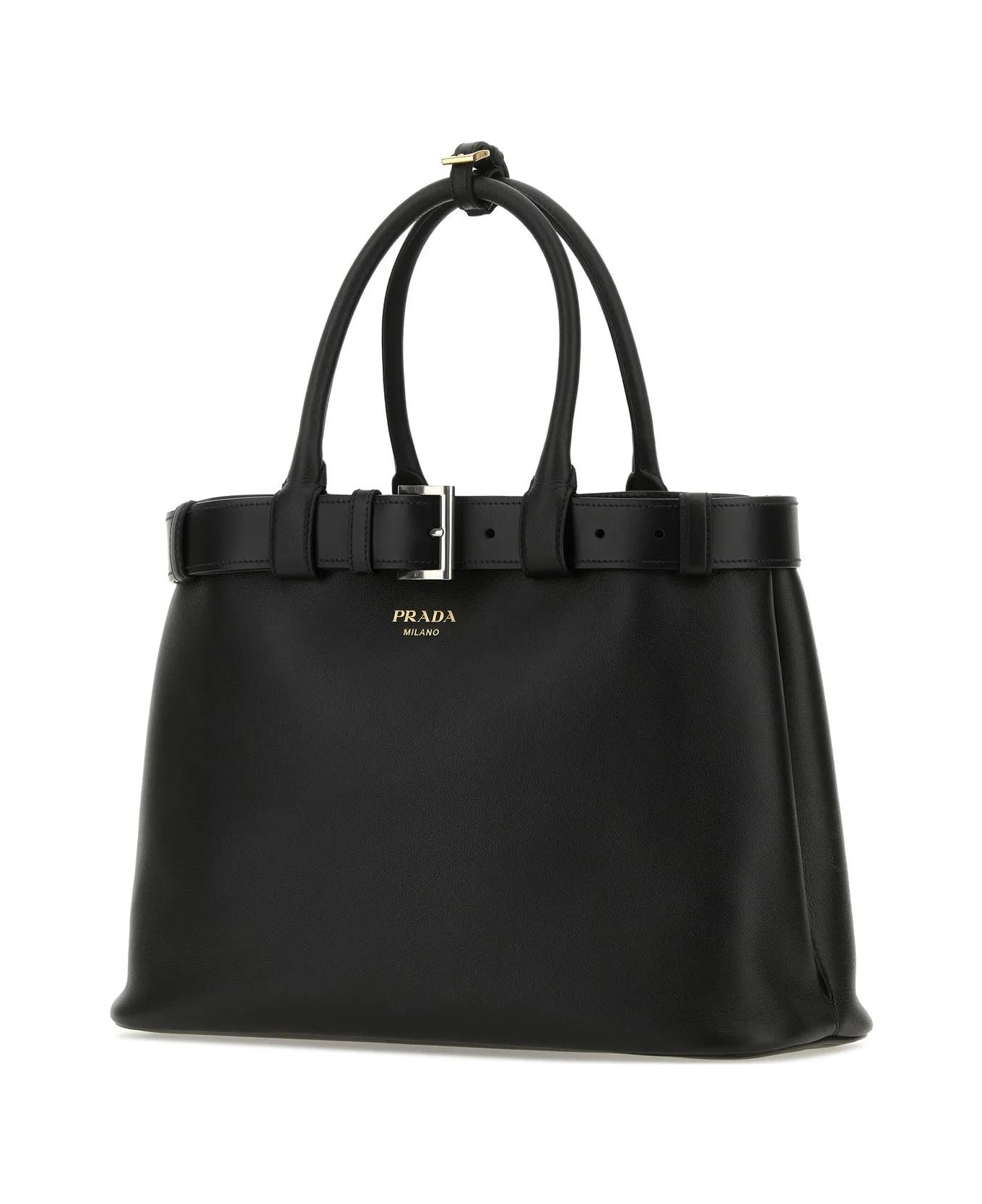 バッグ・カバンその他 Prada Large black perforated leather shopping bag Prada City Perforated Leather Tote Bag - Bergdorf Goodman