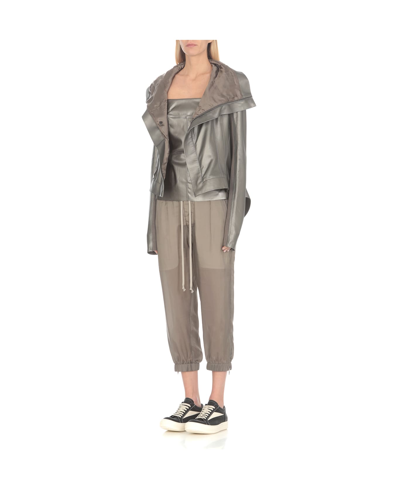Rick Owens Top Bustier - Silver トップス