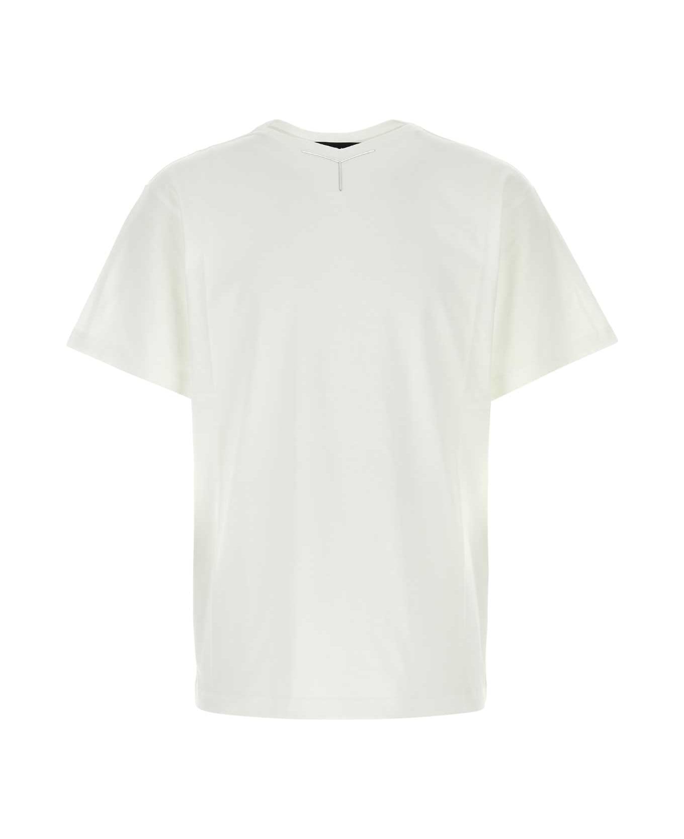 Y/Project White Cotton T-shirt - OPTIC WHITE