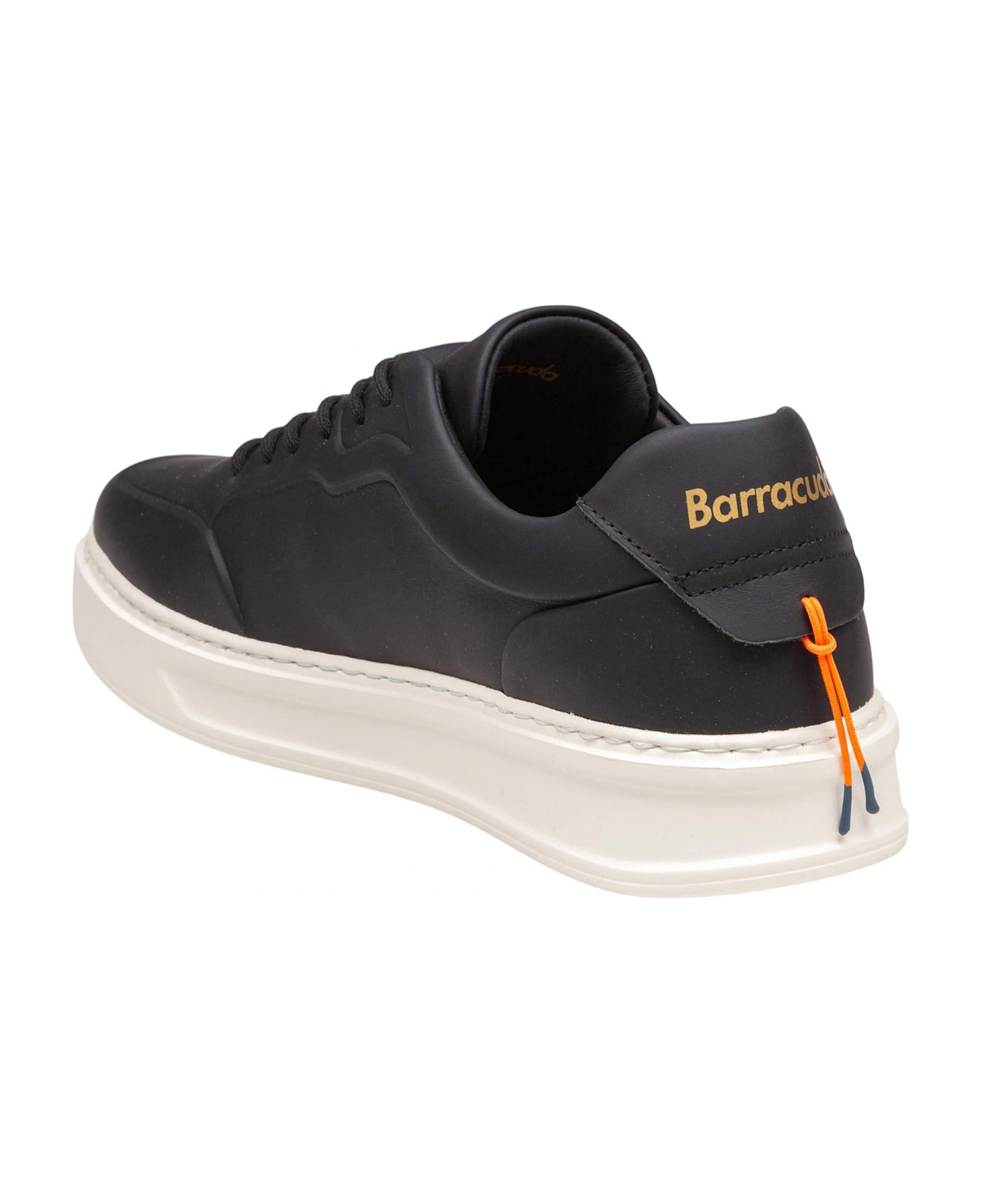 Barracuda Phoenix Sneakers In Nappa Leather, Black - Black