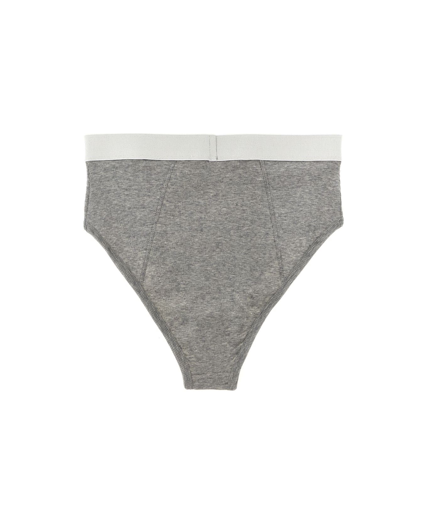 Versace Cotton Slip. - Grey melanges