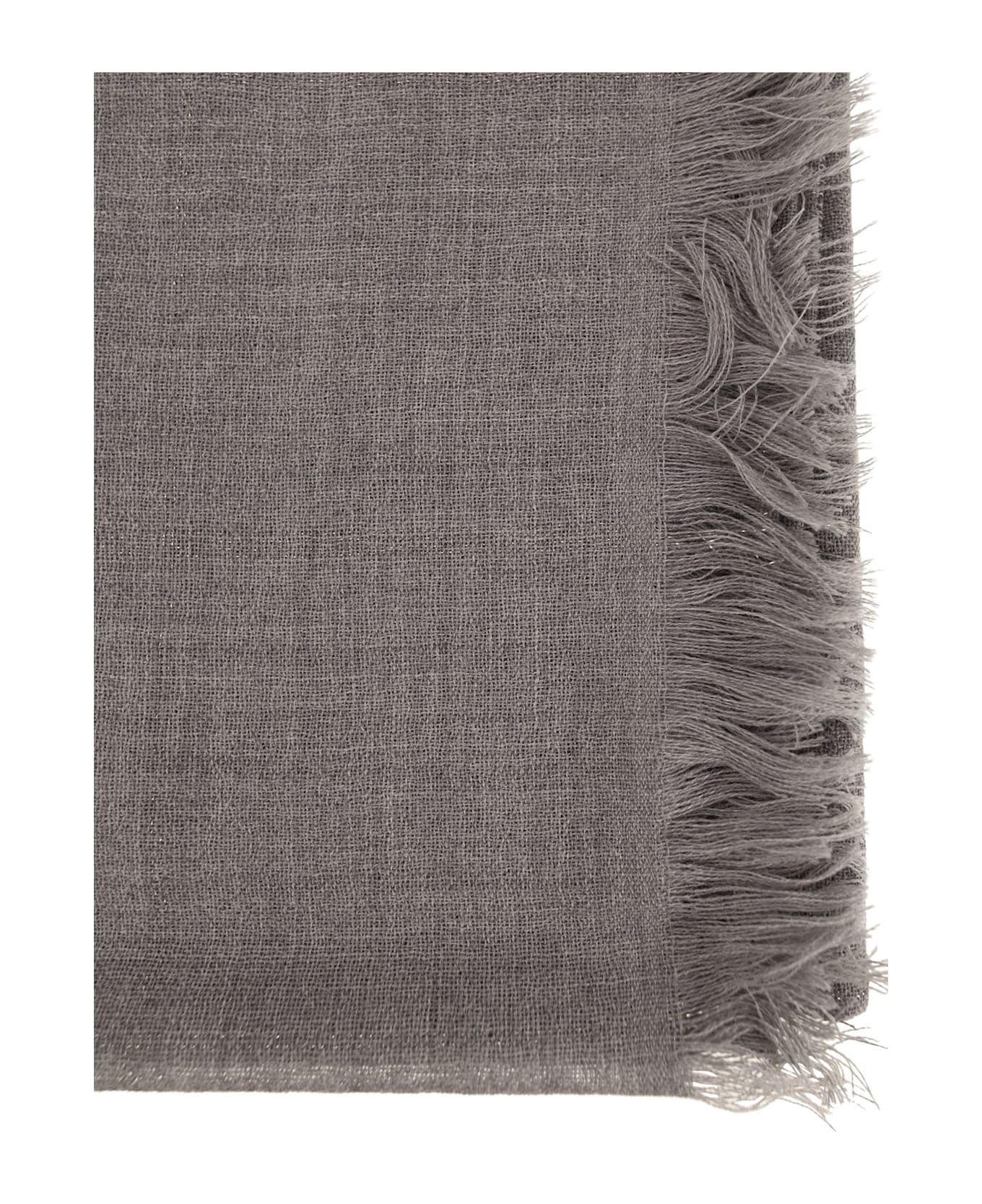 Peserico Virgin Wool Scarf - GRIGIO PIETRA