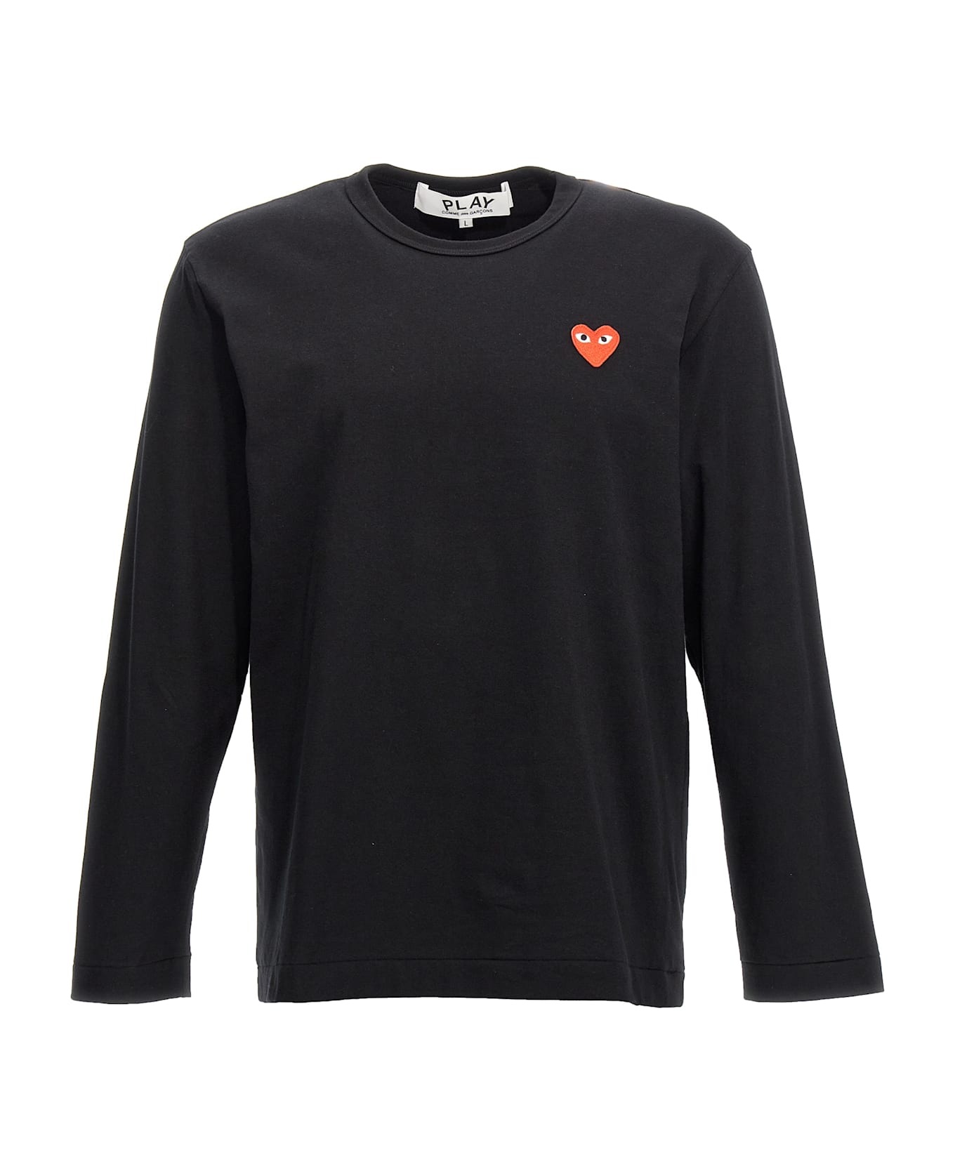 Comme des Garçons Play Logo Patch T-shirt - Black  