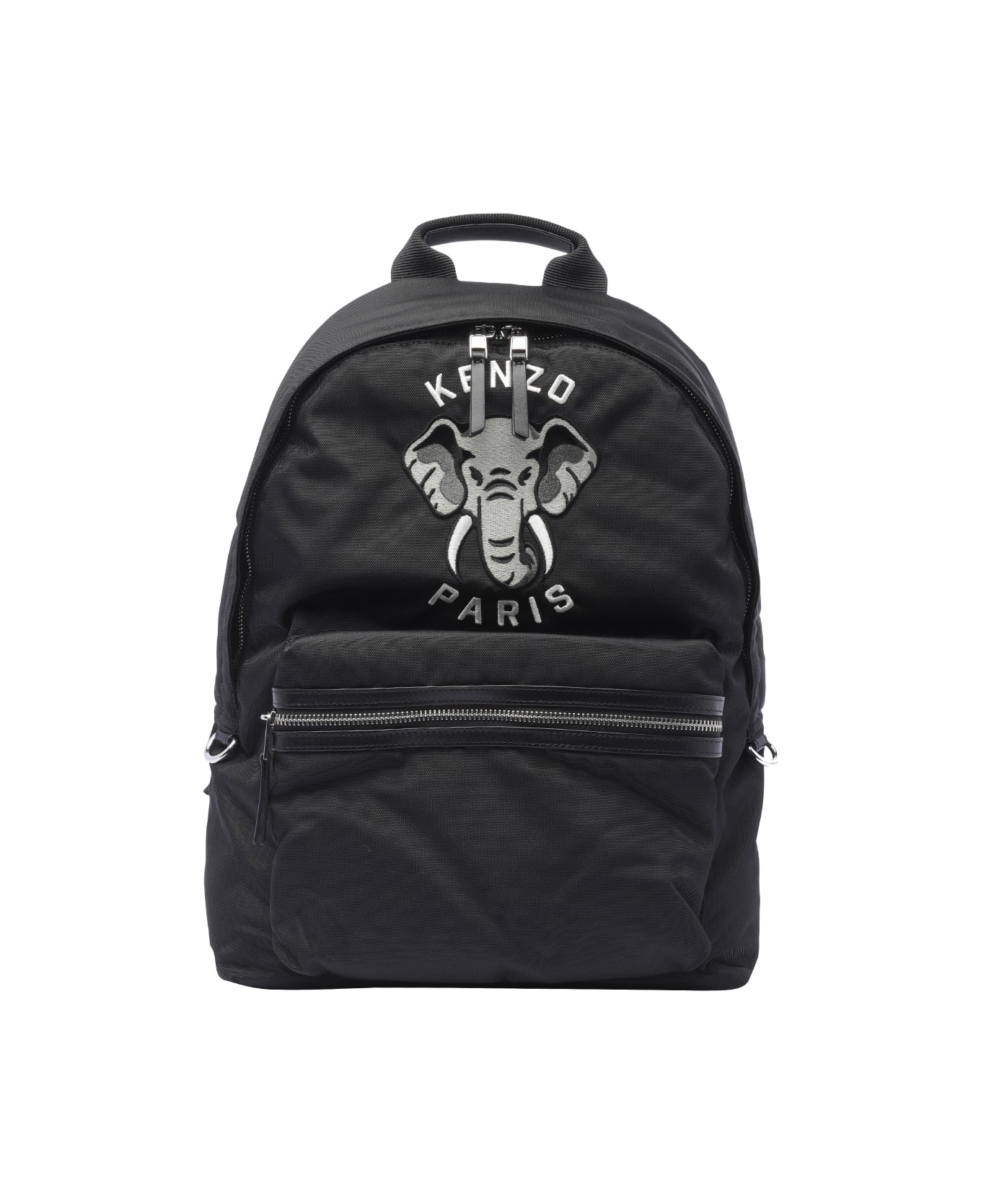 Kenzo Varsity Elephant Backpack - Black