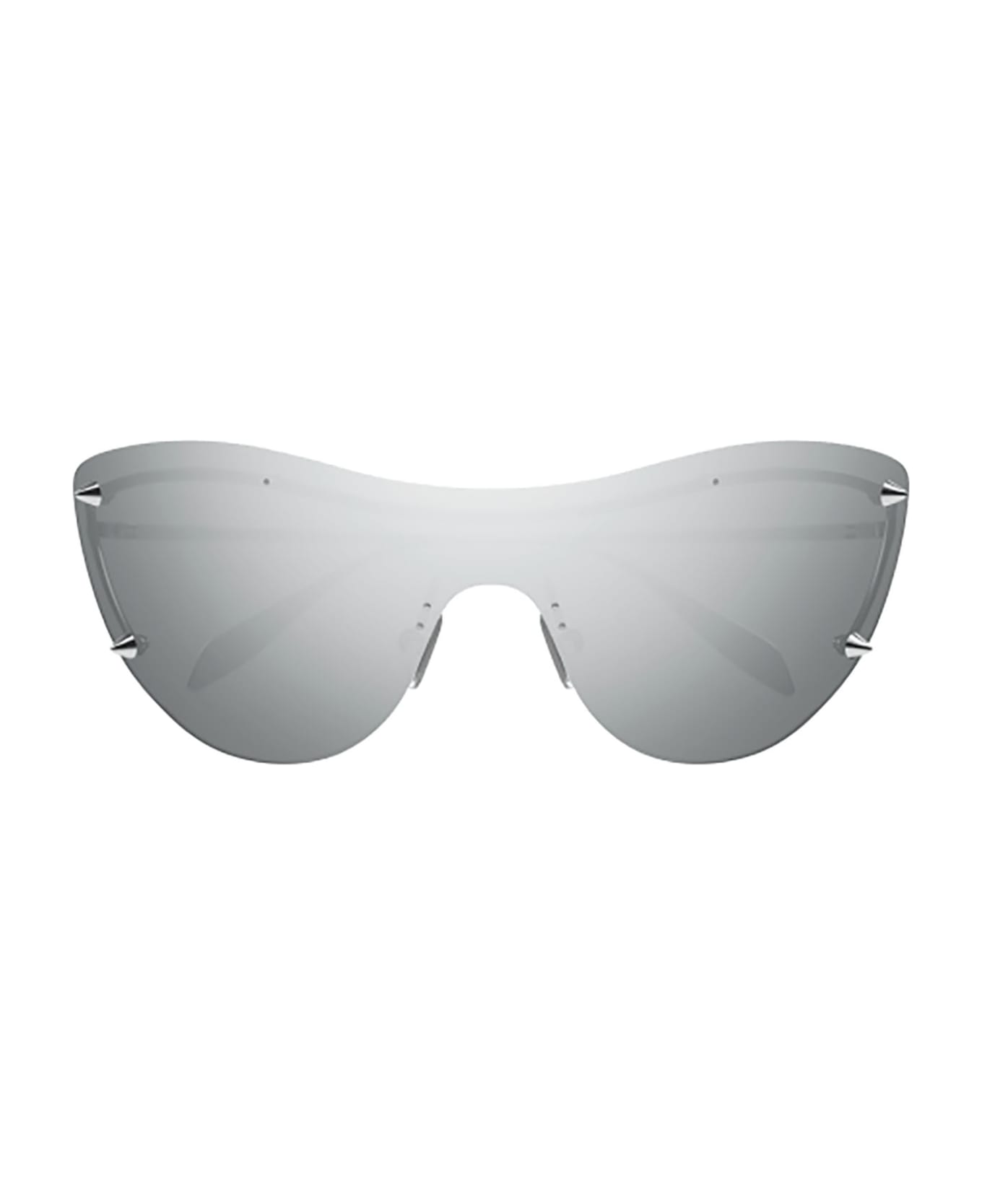 Alexander McQueen Eyewear AM0413S Sunglasses - Silver Silver Silver サングラス