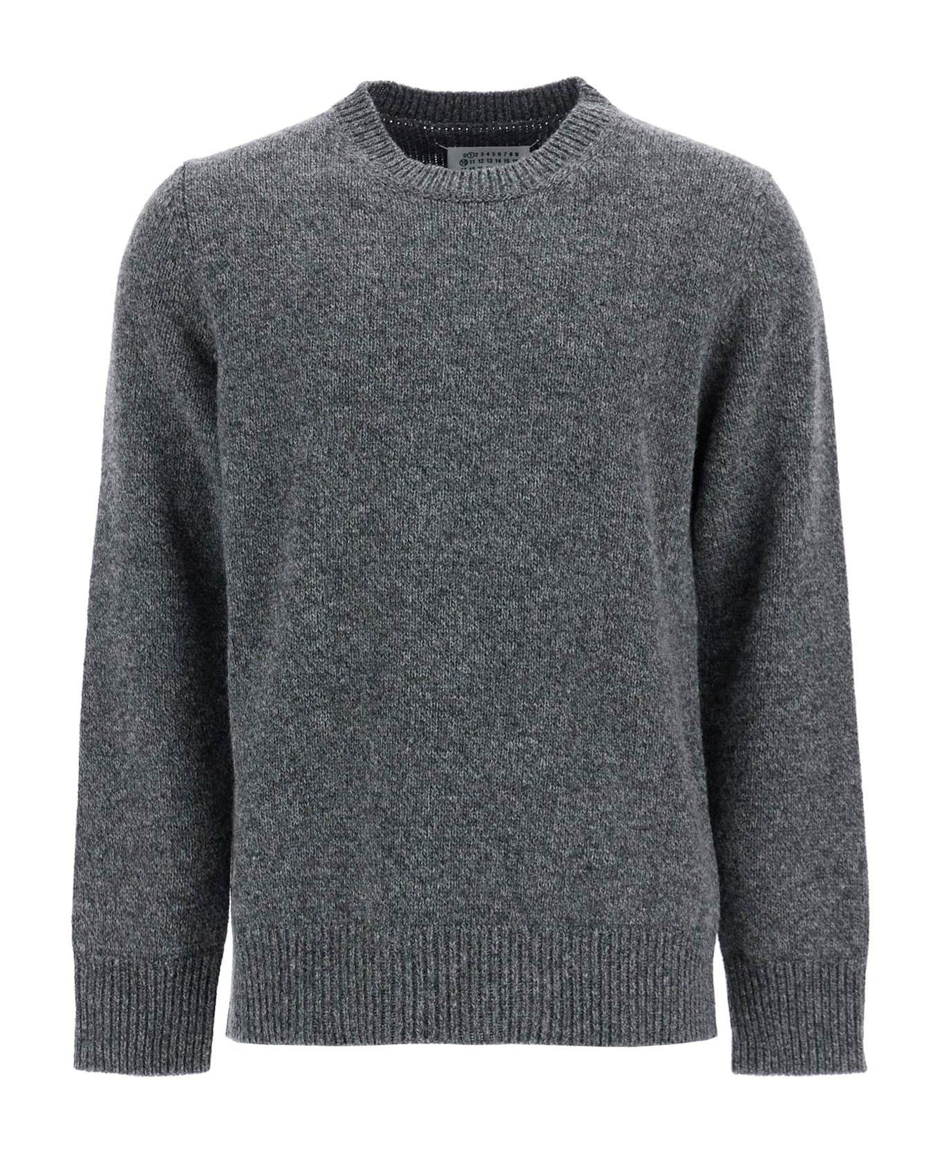 Maison Margiela Shetland Wool Pullover - DARK GREY (Grey)