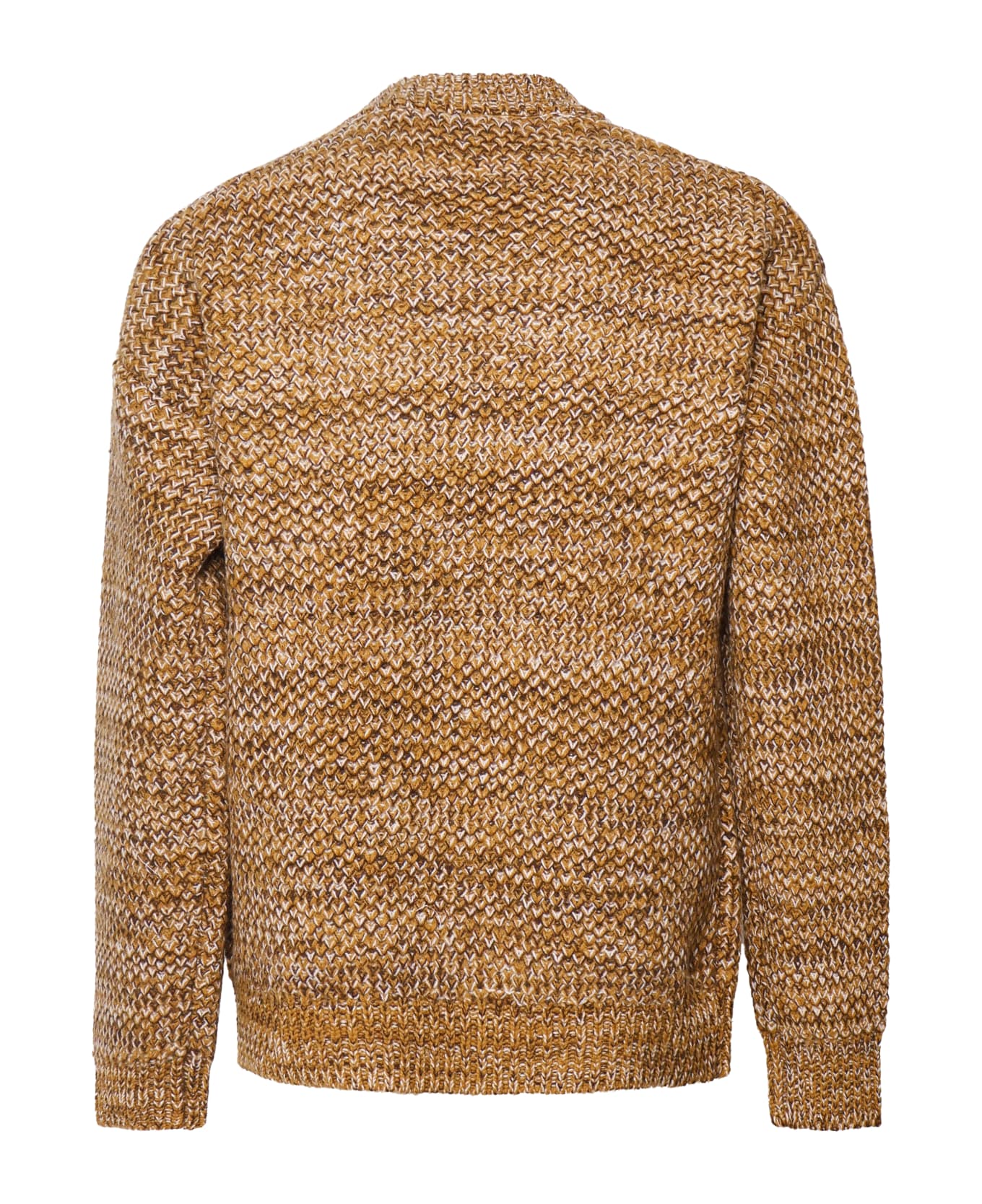 Drôle de Monsieur Sweater With Letter Logo - Brown