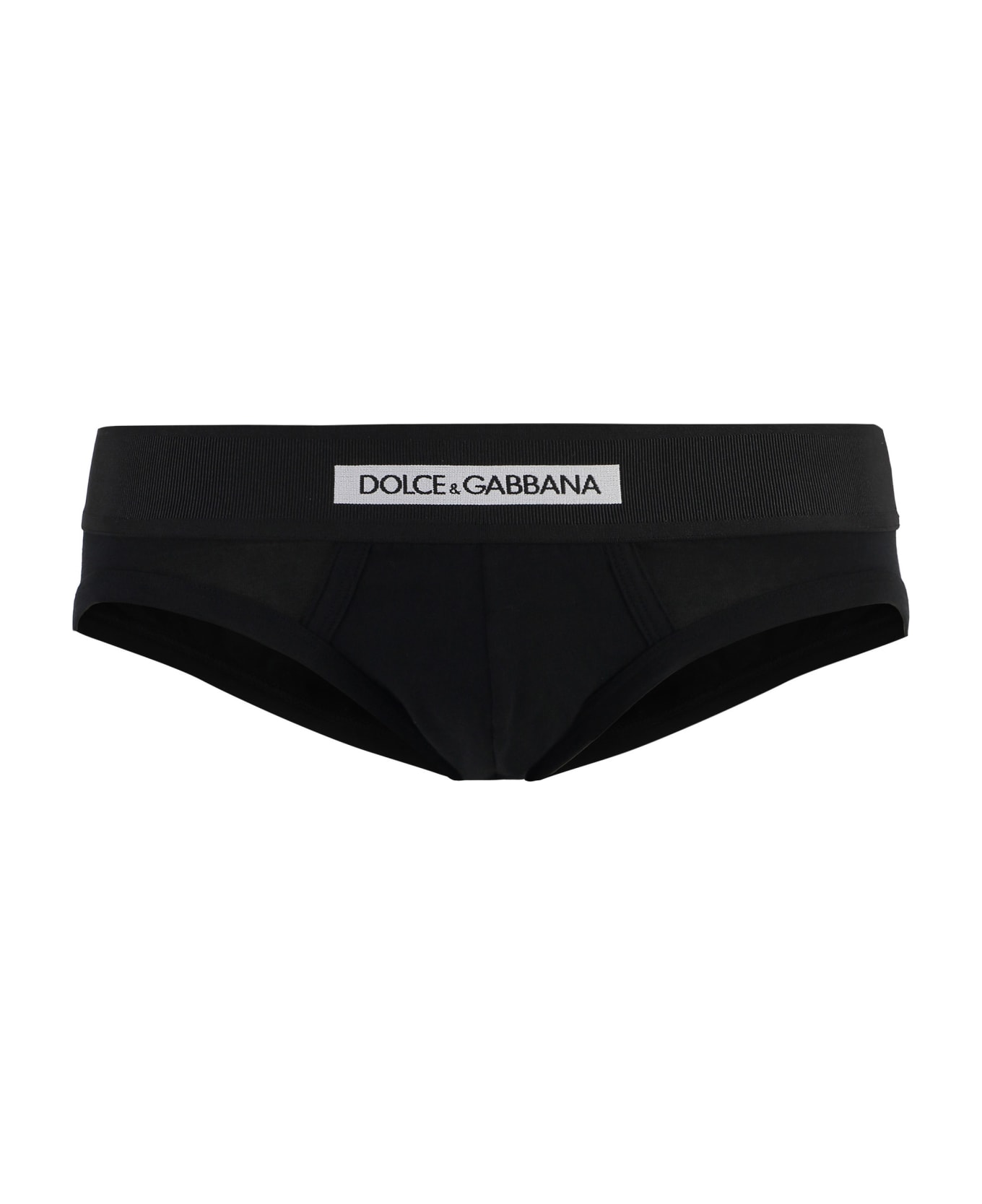 Dolce & Gabbana Plain Color Briefs - BLACK