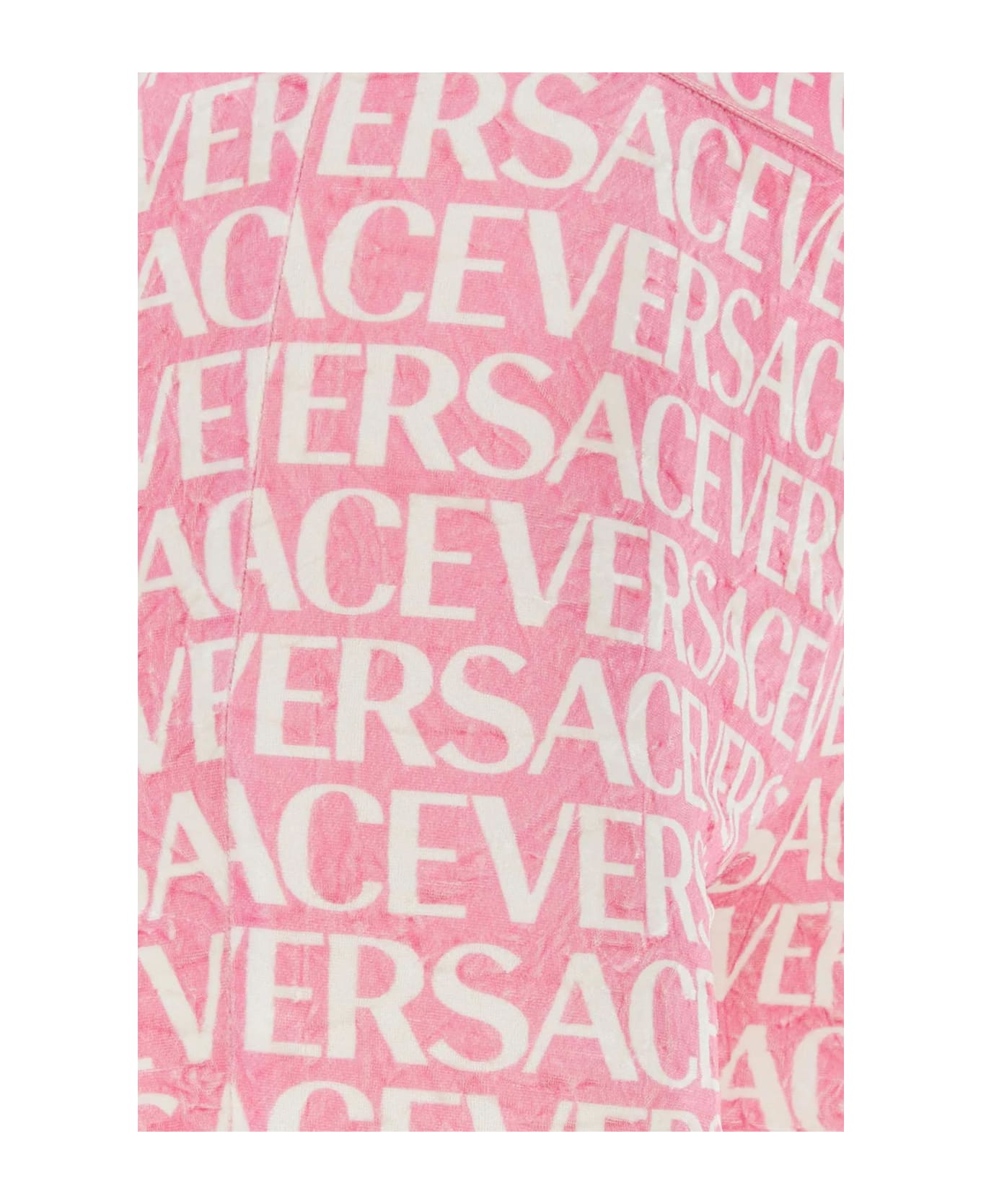 Versace Printed Velvet Pant