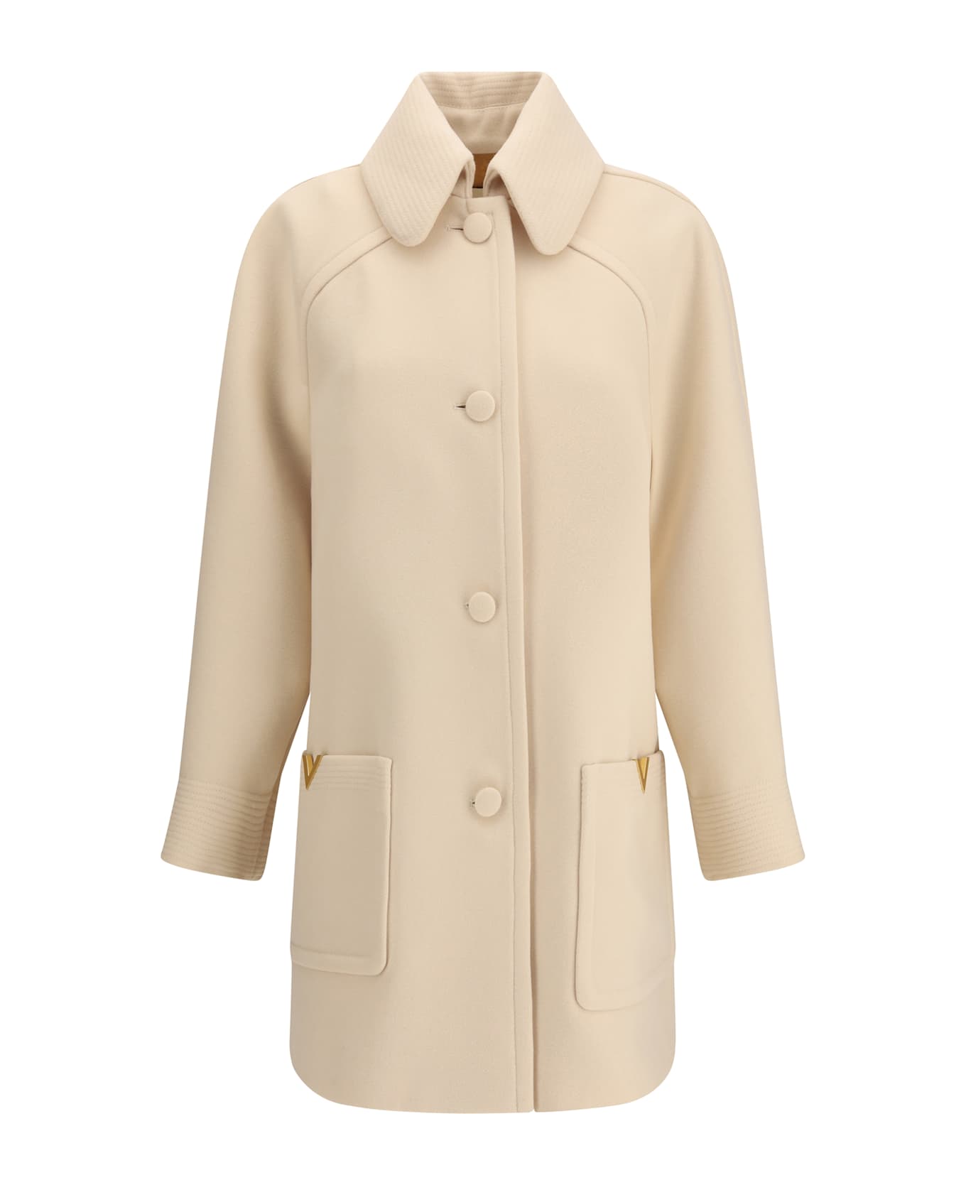 Valentino Wool Drap Caban