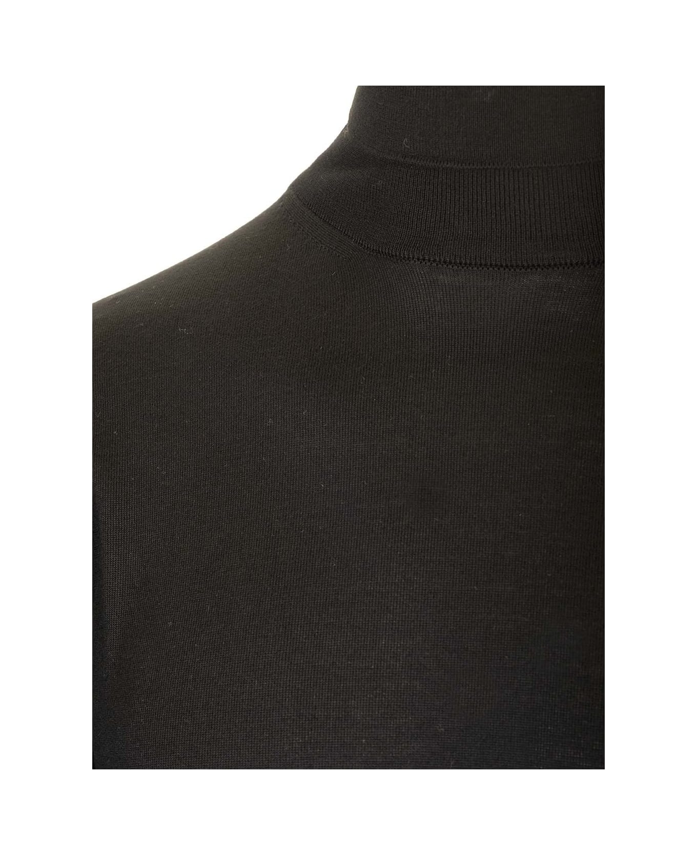 Valentino Vlogo High Neck Sweater - Black