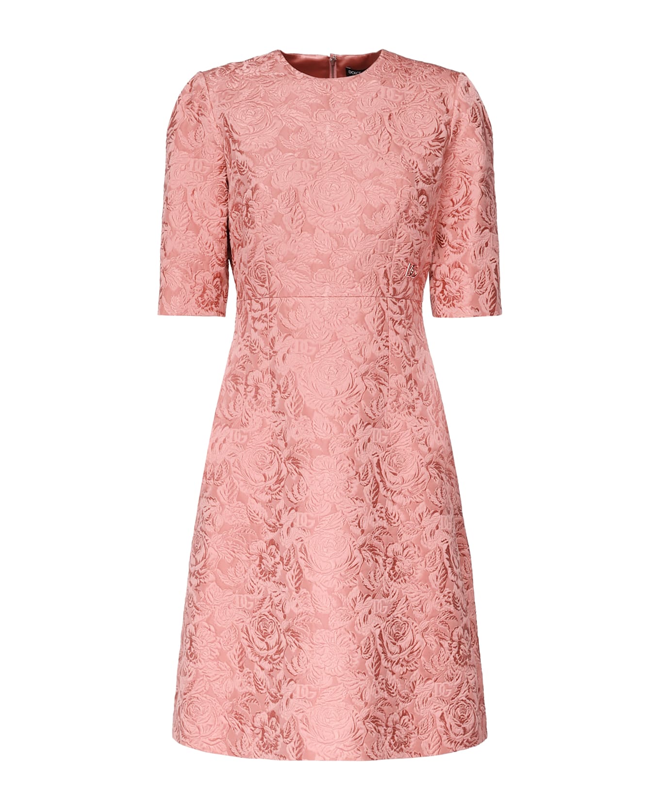 Dolce 
Gabbana Jacquard Dress - Pink