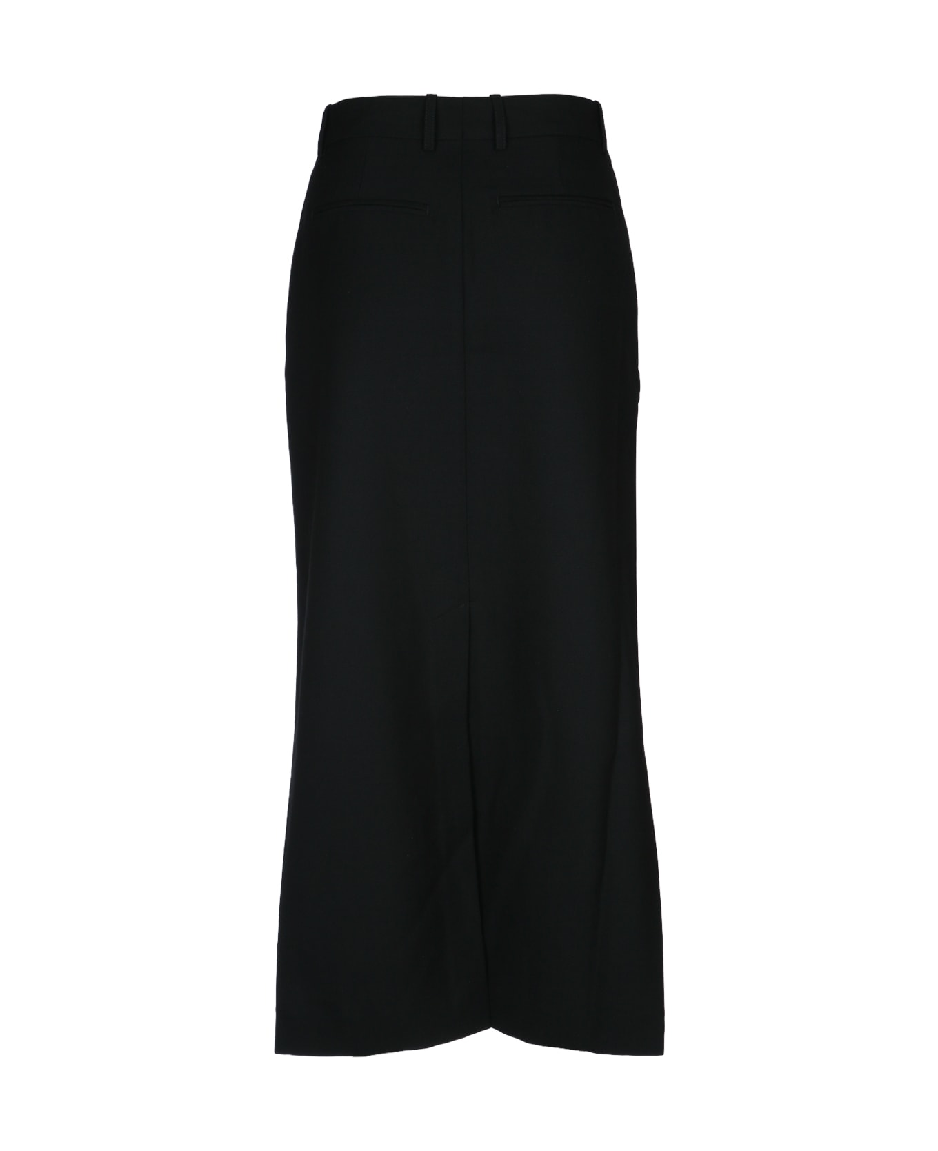 Totême Low-waist Straight Skirt - Black