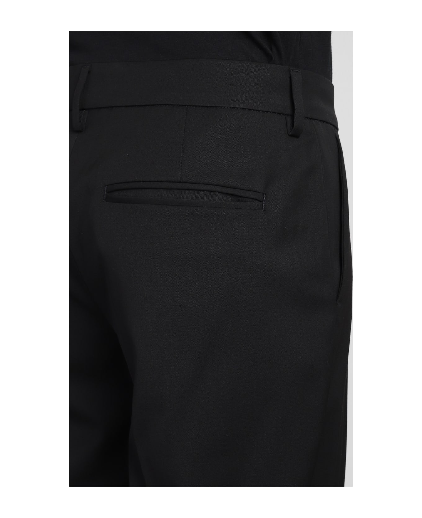 Barena Gazara Pants In Black Wool - black