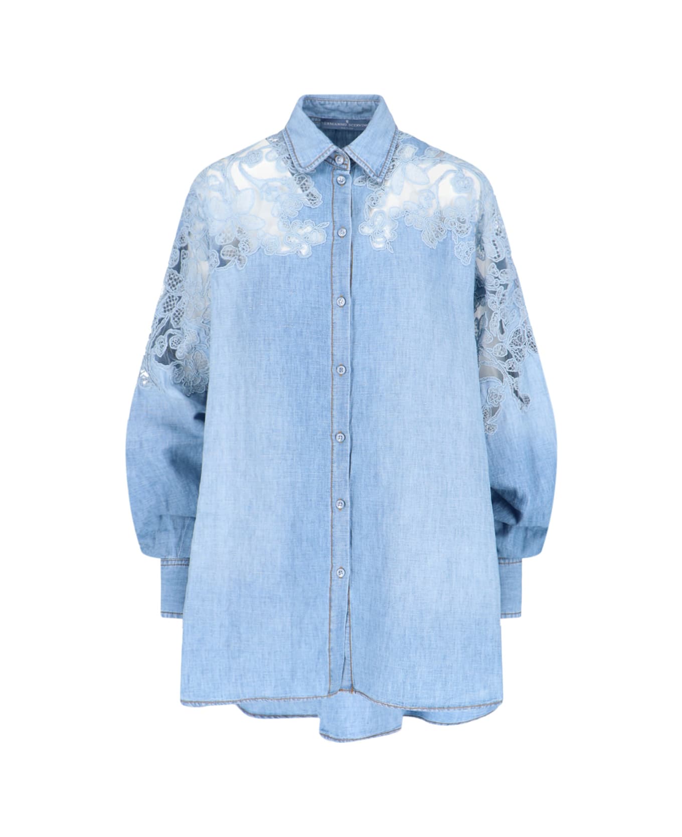 Ermanno Scervino Denim Shirt - Light Blue シャツ