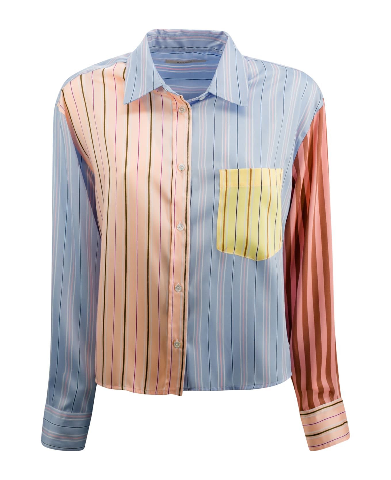 Weekend Max Mara Striped Long-sleeved Shirt - RIGA MASCHILE シャツ