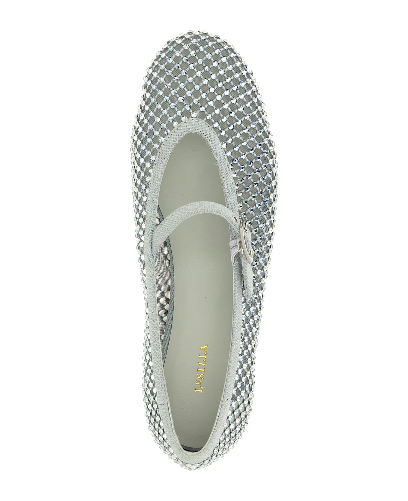 Le Silla 'gilda' Ballet Flats - Silver