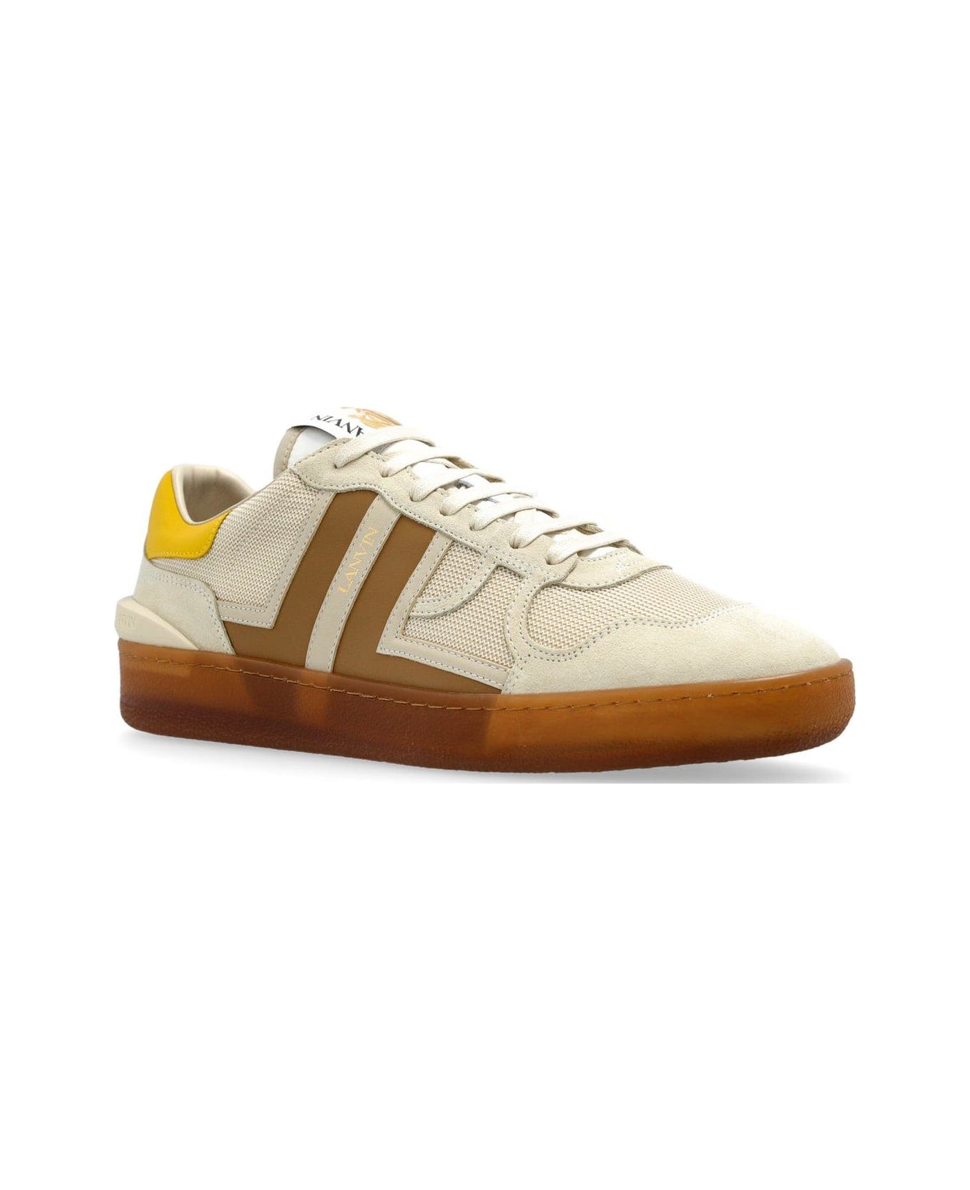 Lanvin Clay Mesh Sneakers - Ecrù