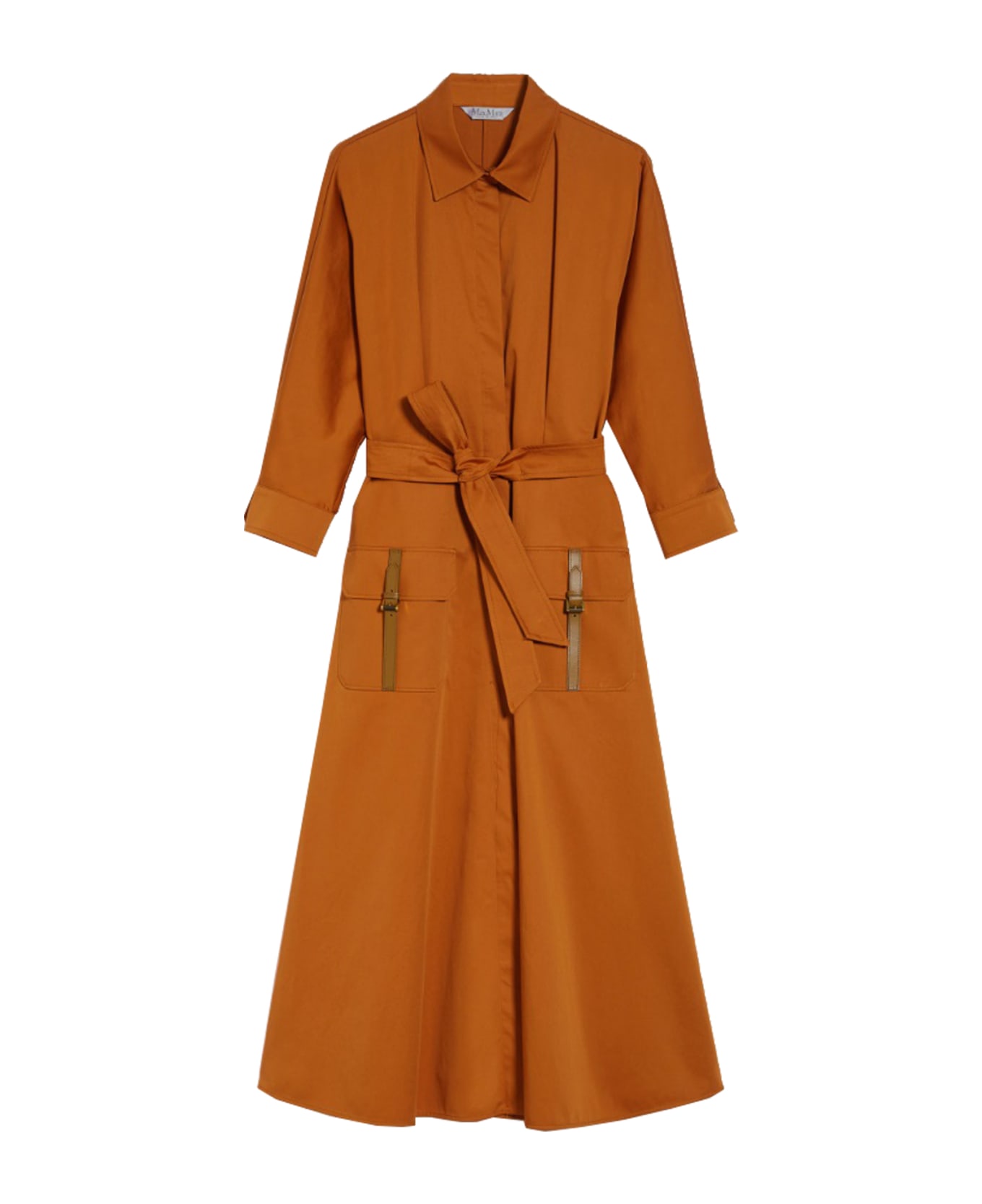 Max Mara ''sibari'' Dress - Orange ワンピース＆ドレス