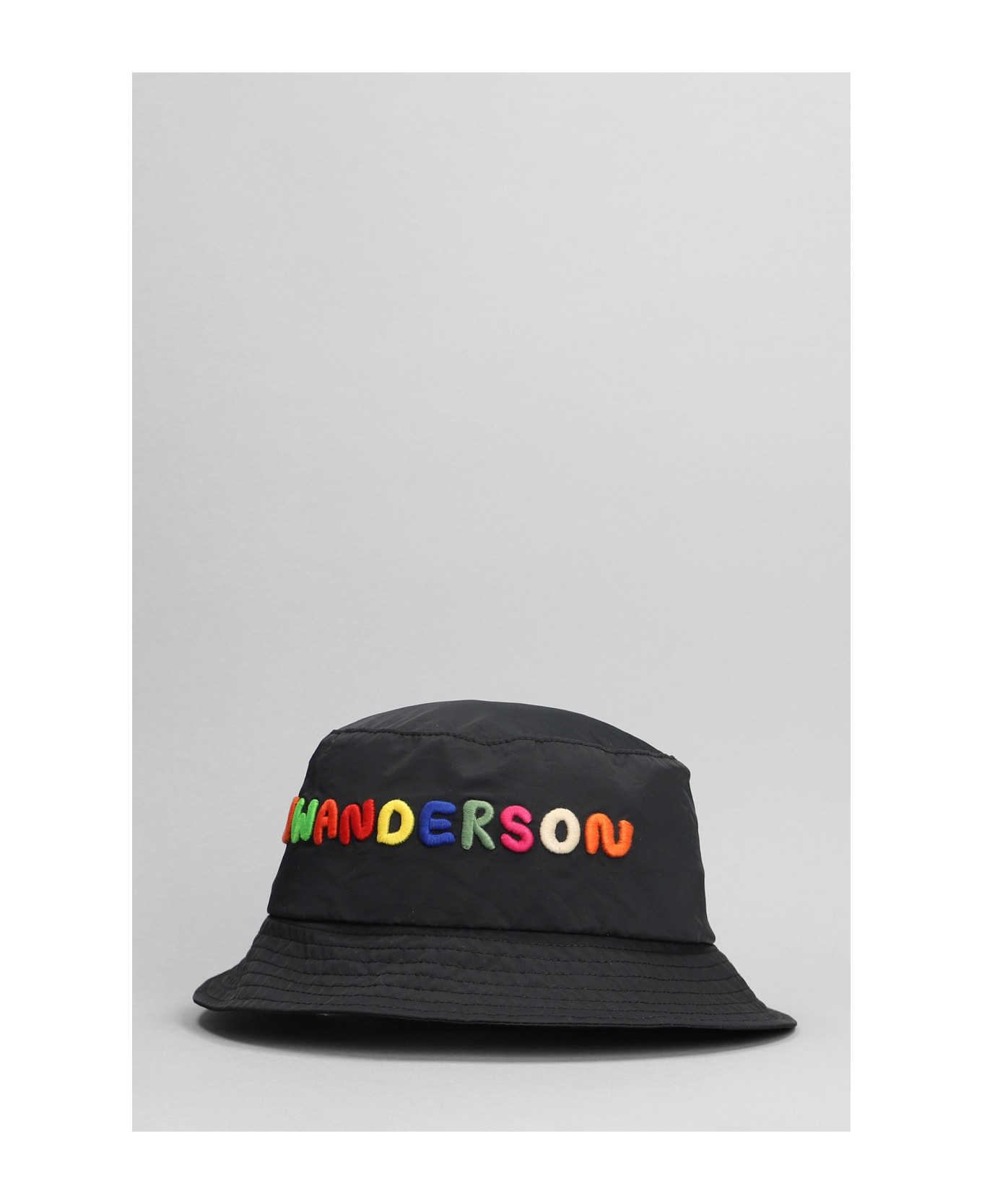 J.W. Anderson Logo Embroidery Bucket Hat - Black 帽子