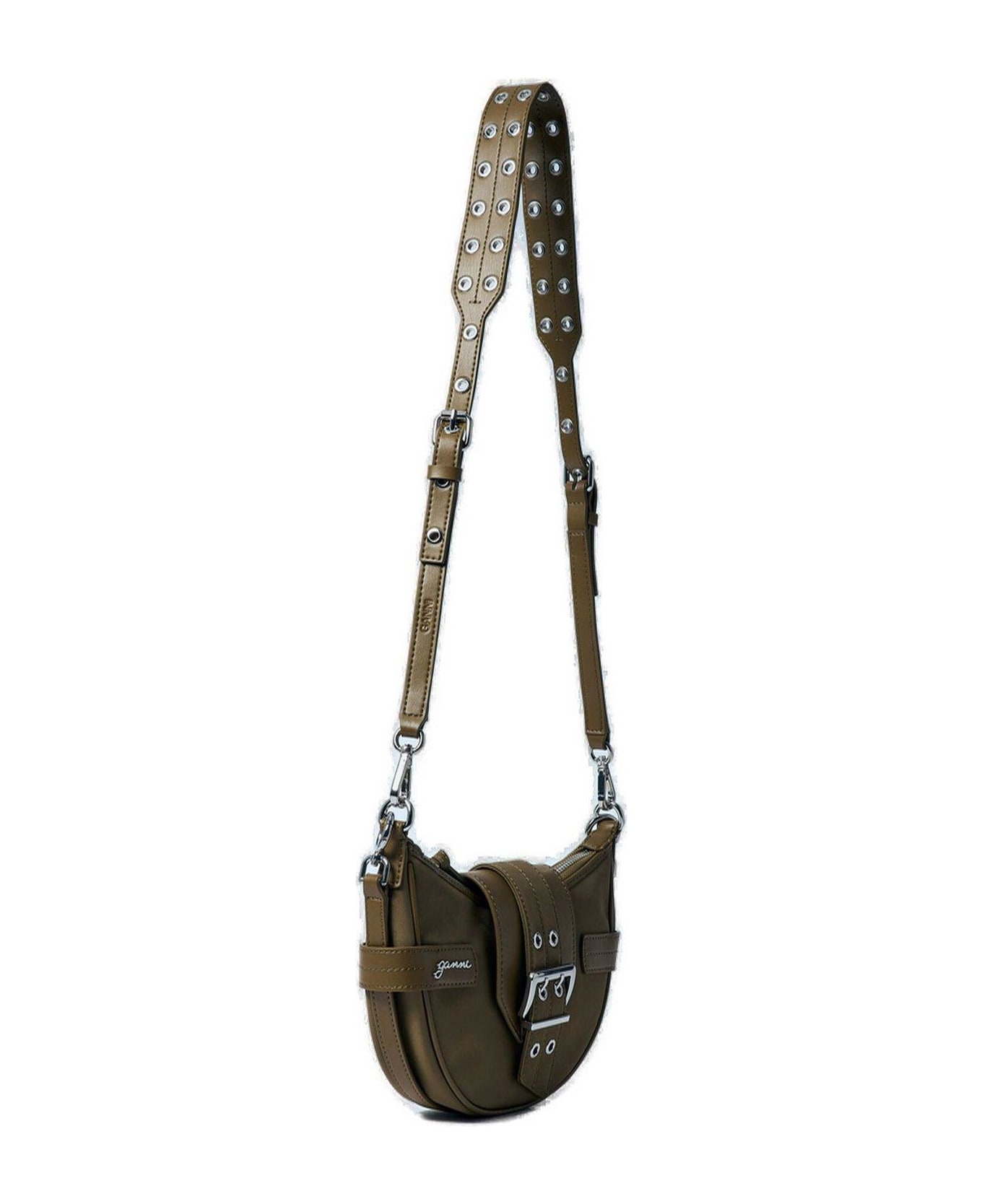 Ganni Half-moon Shape Small Bucky Crossbody Bag - Non definito