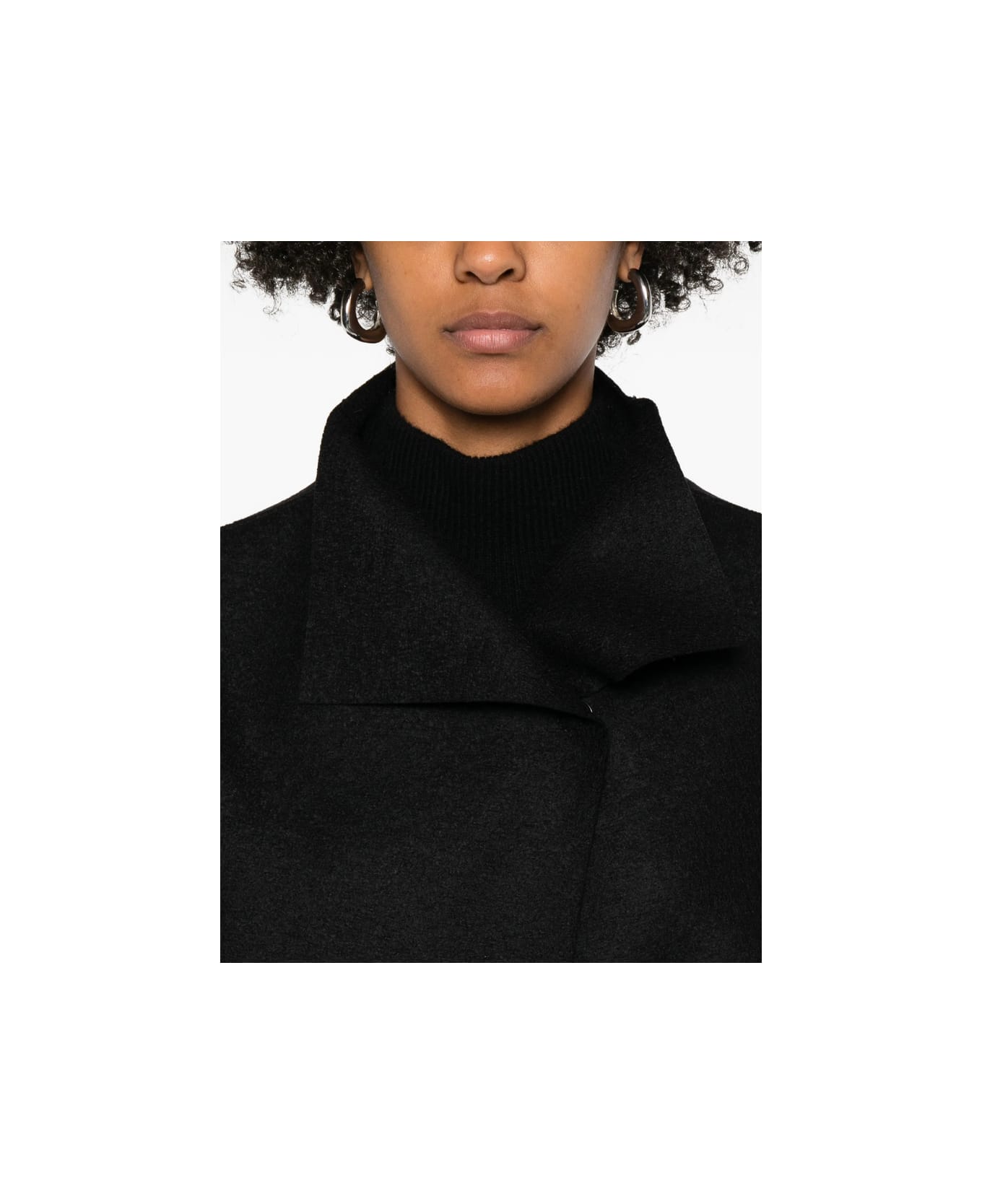 Harris Wharf London Cape - BLACK