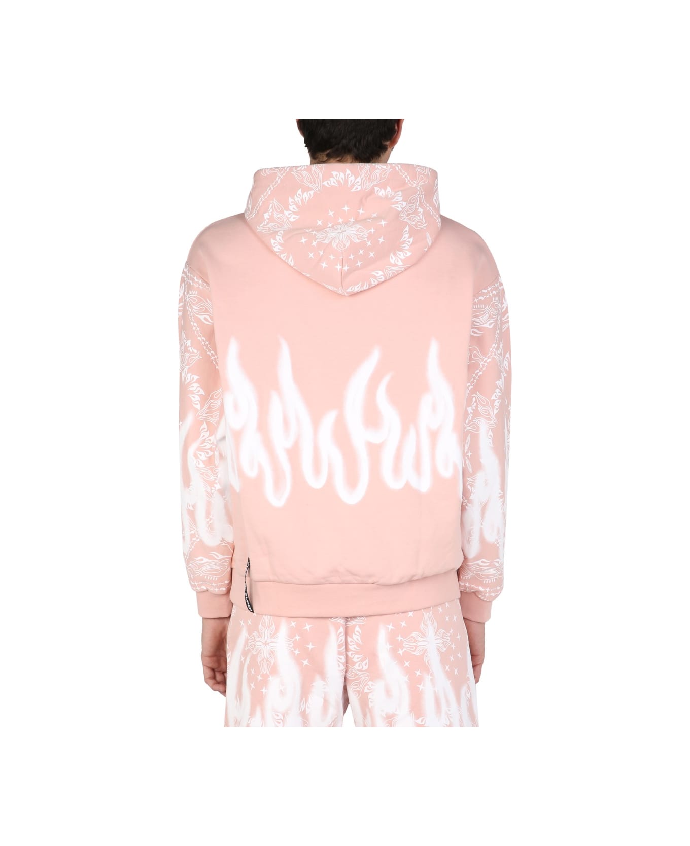 Vision of Super Sweatshirt With Paisley Pattern - PINK