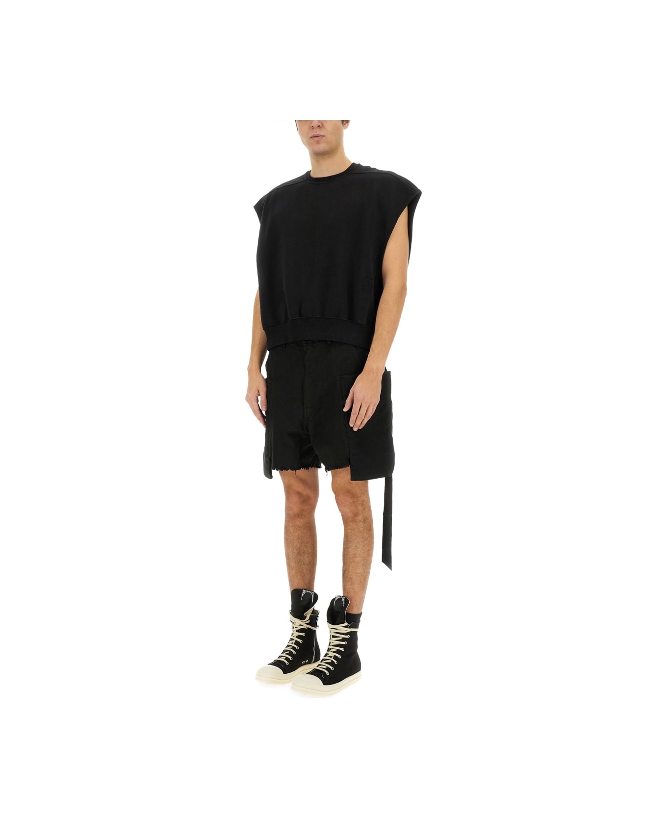 DRKSHDW Bermuda Cargo - BLACK