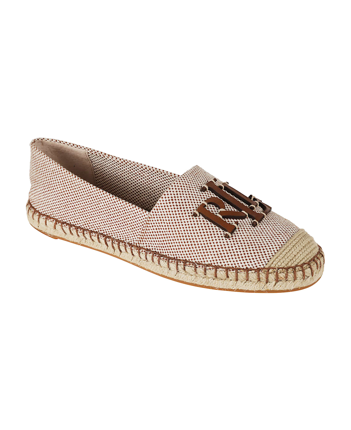 Ralph Lauren Cameryn Logo Espadrillas - Cuoio