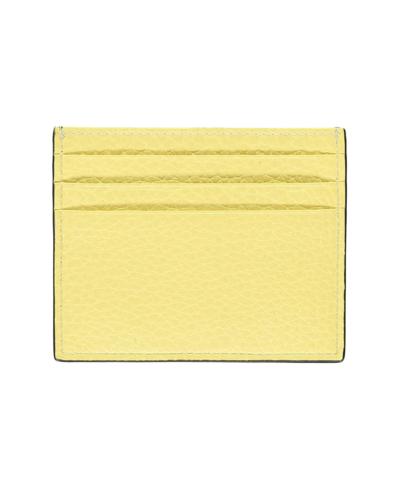 Fendi Leather Card Holder - brown