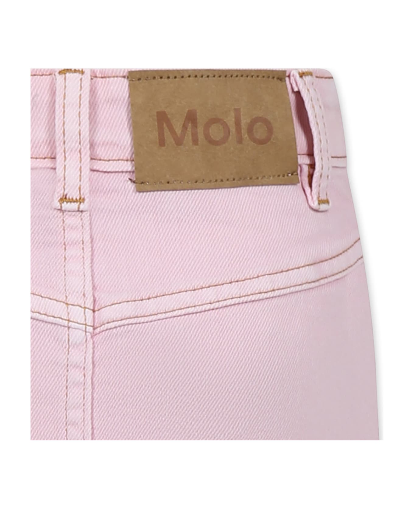 Molo Pink Skirt For Girl - Pink