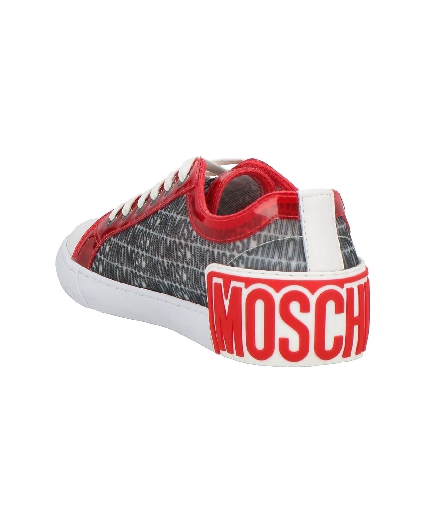 Moschino Logo Low Top Sneakers - White