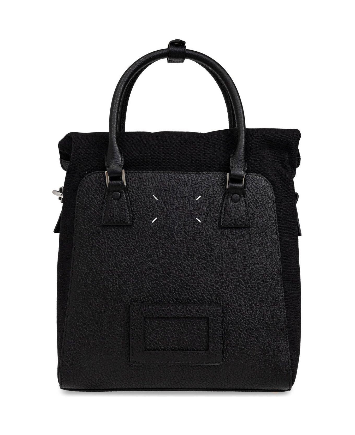 Maison Margiela Logo Patch Tote Bag - Black