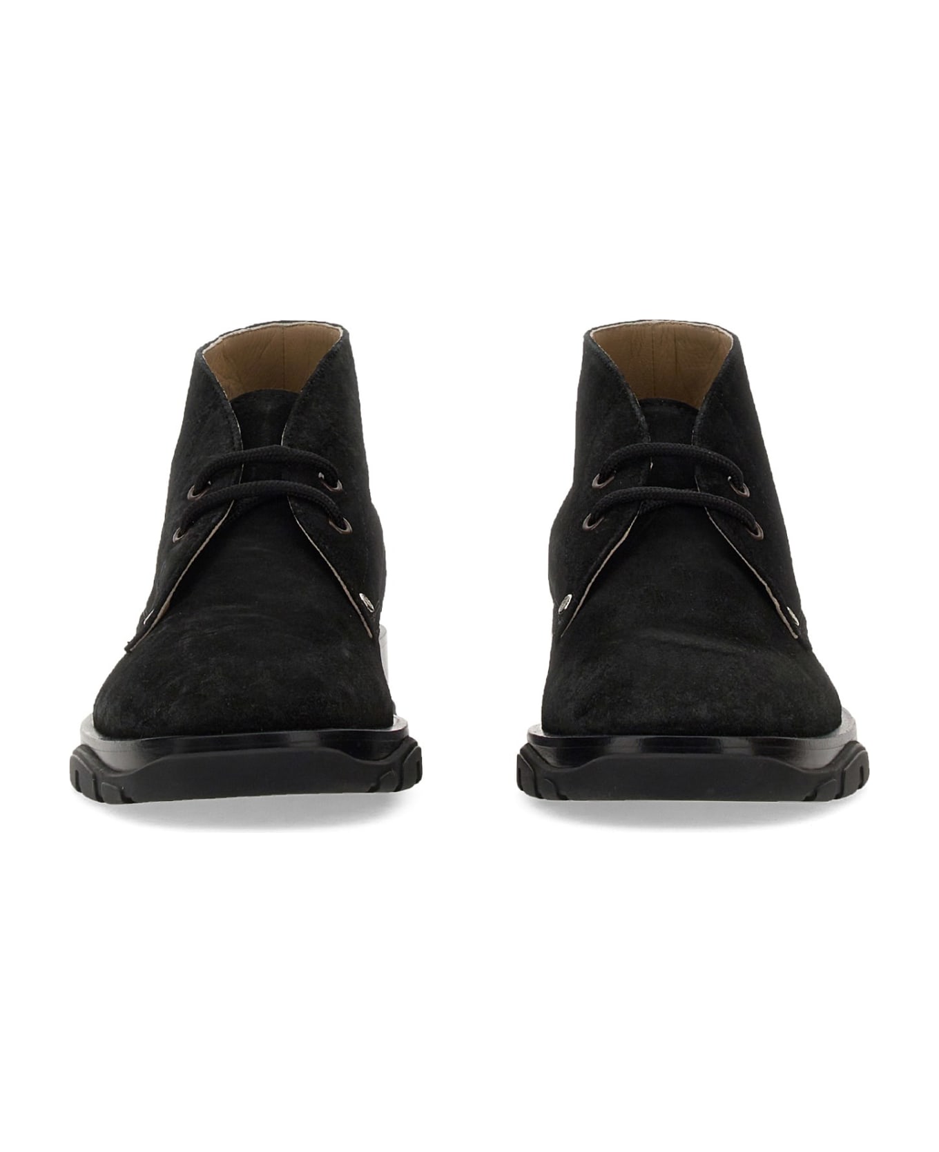 Alexander McQueen Suede Boot - NERO